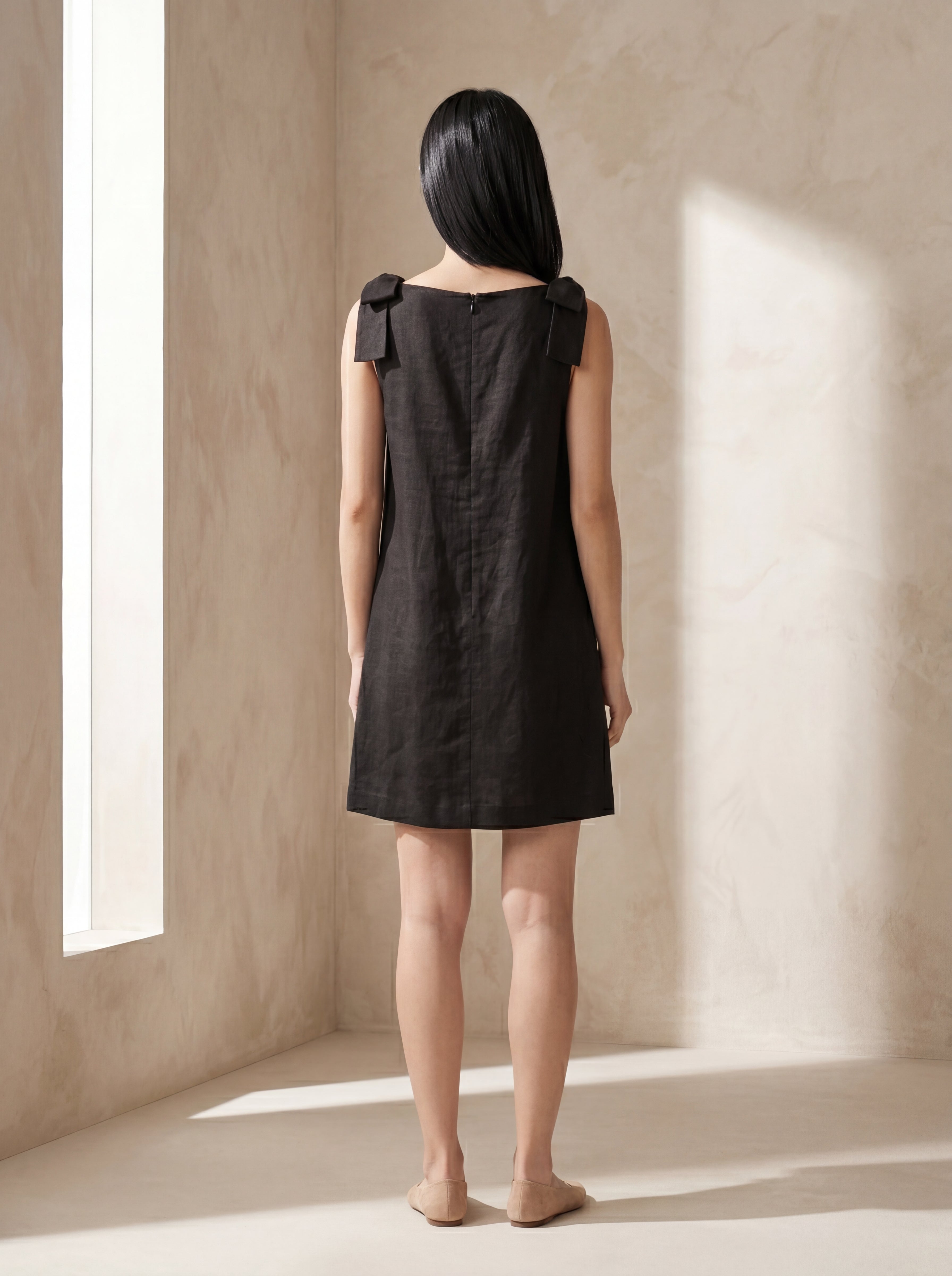 Vestido Beatriz Preto — Costas 01 #Cor_Preto