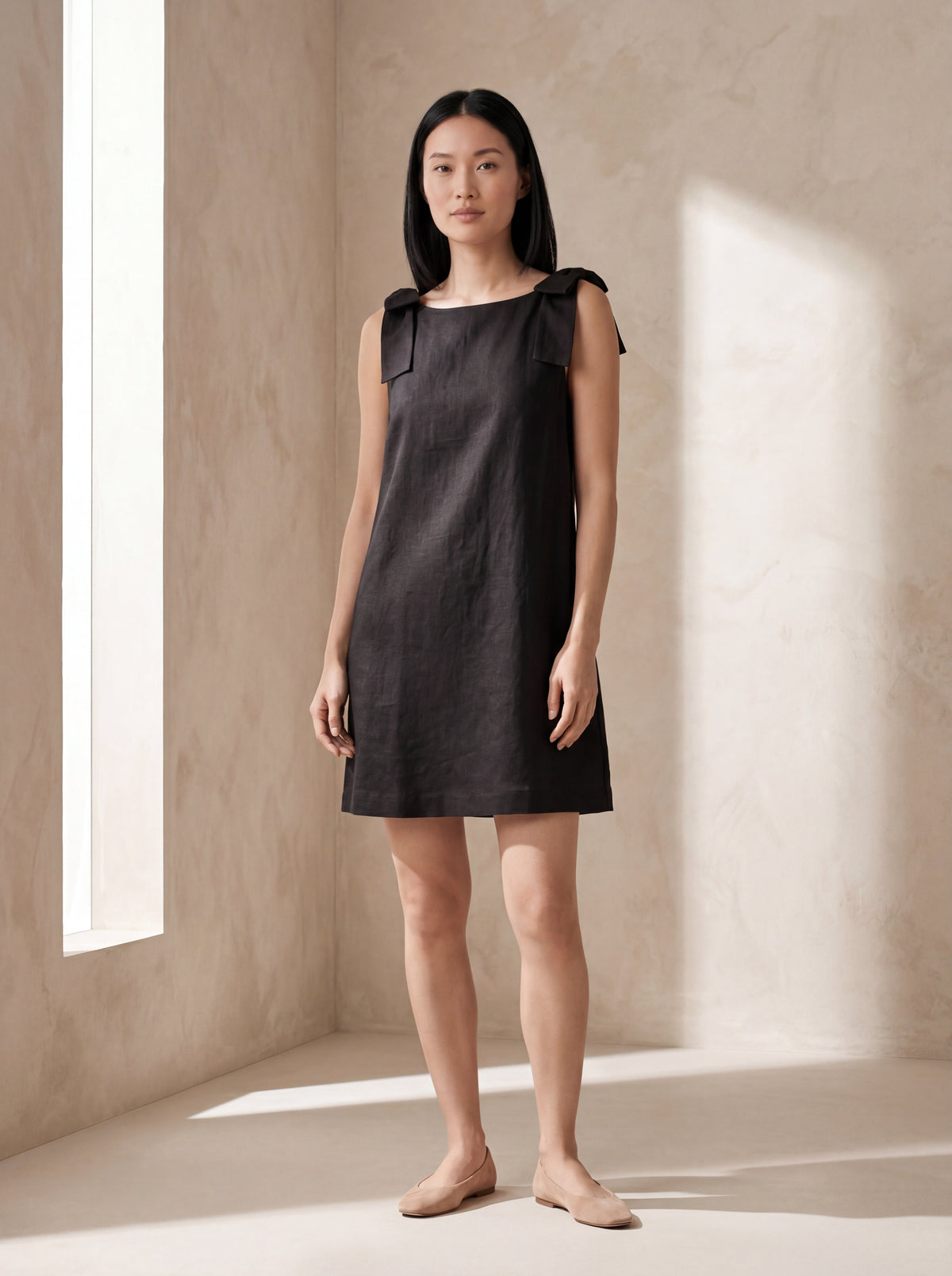 Vestido Beatriz Preto — Frente 02 #Cor_Preto