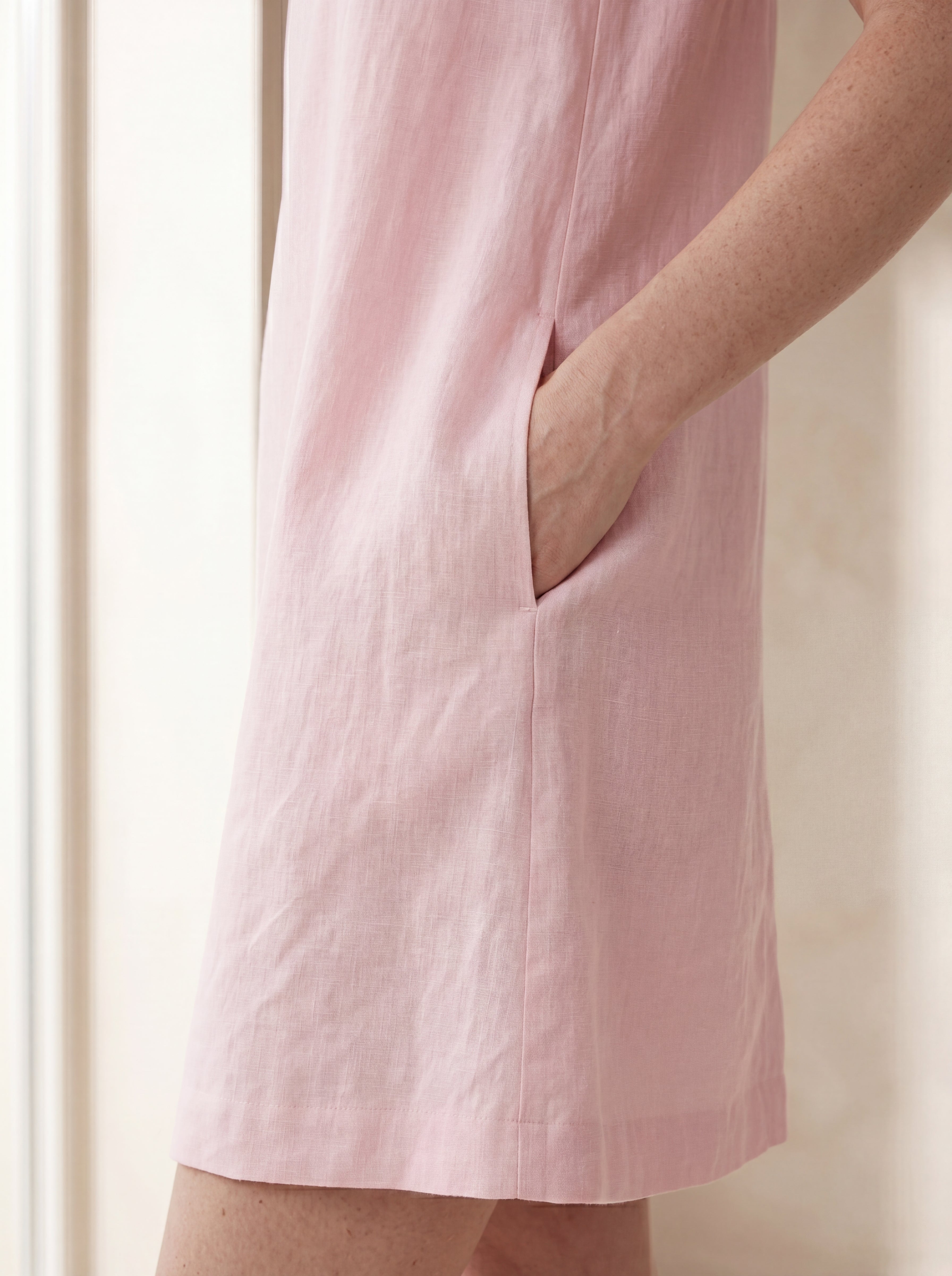 Vestido Beatriz Rosa Bebê — Detalhe 01 #Cor_Rosa Bebê
