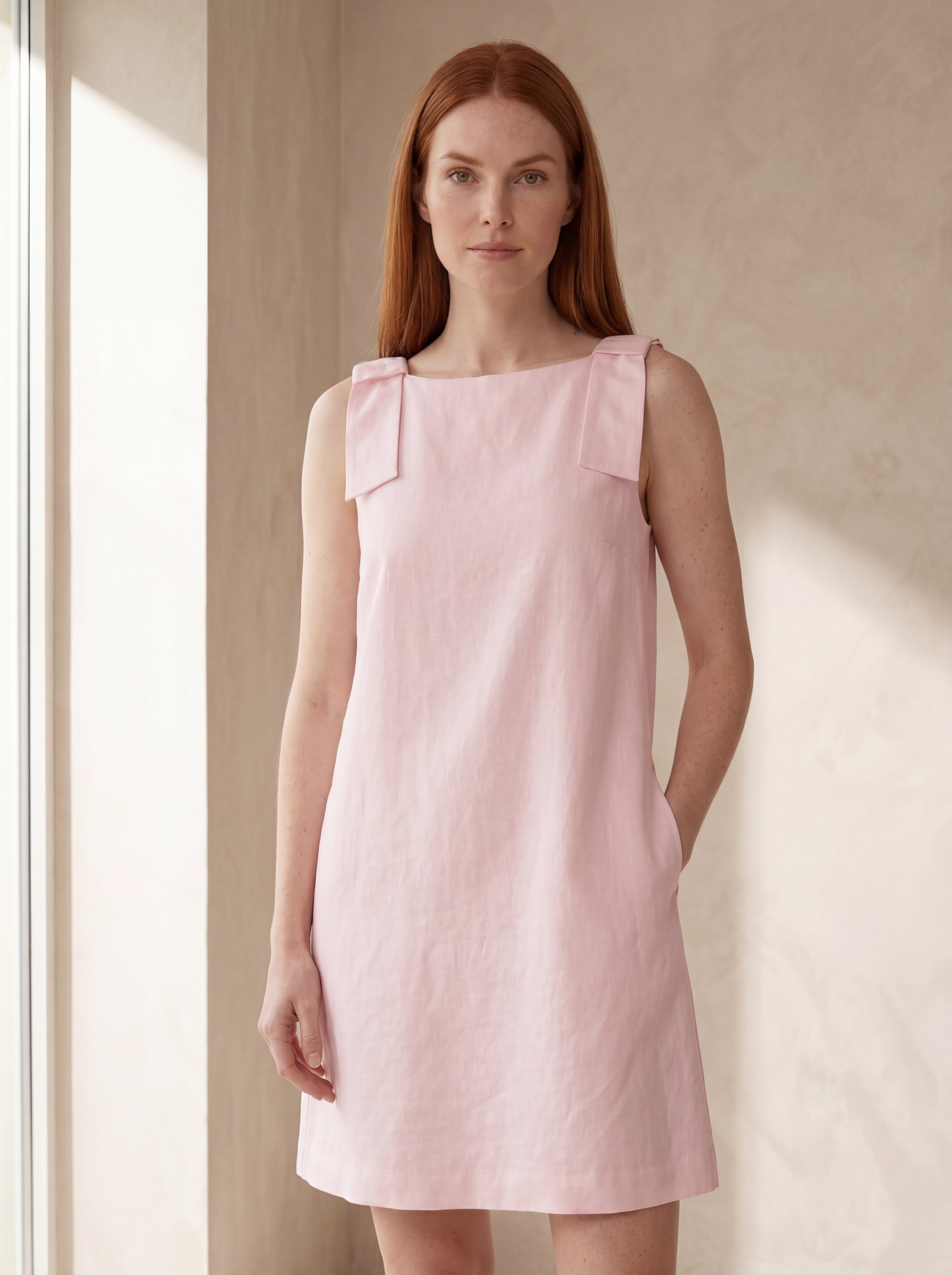 Vestido Beatriz Rosa Bebê — Frente 01 #Cor_Rosa Bebê
