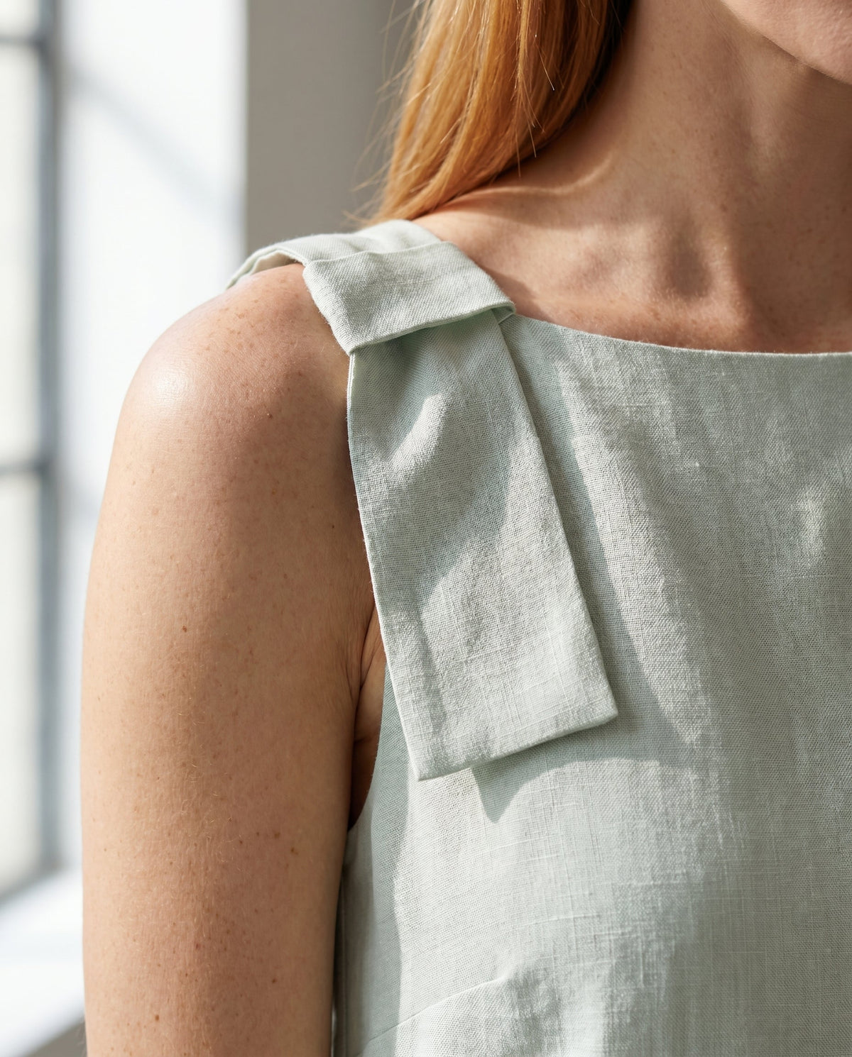 Vestido Beatriz Verde Menta — Detalhe 01 #Cor_Verde Menta
