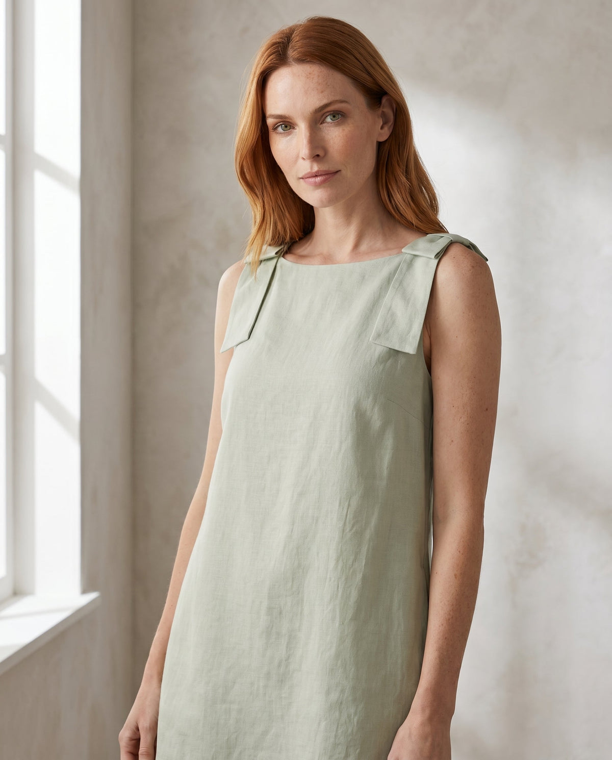 Vestido Beatriz Verde Menta — Frente 02 #Cor_Verde Menta
