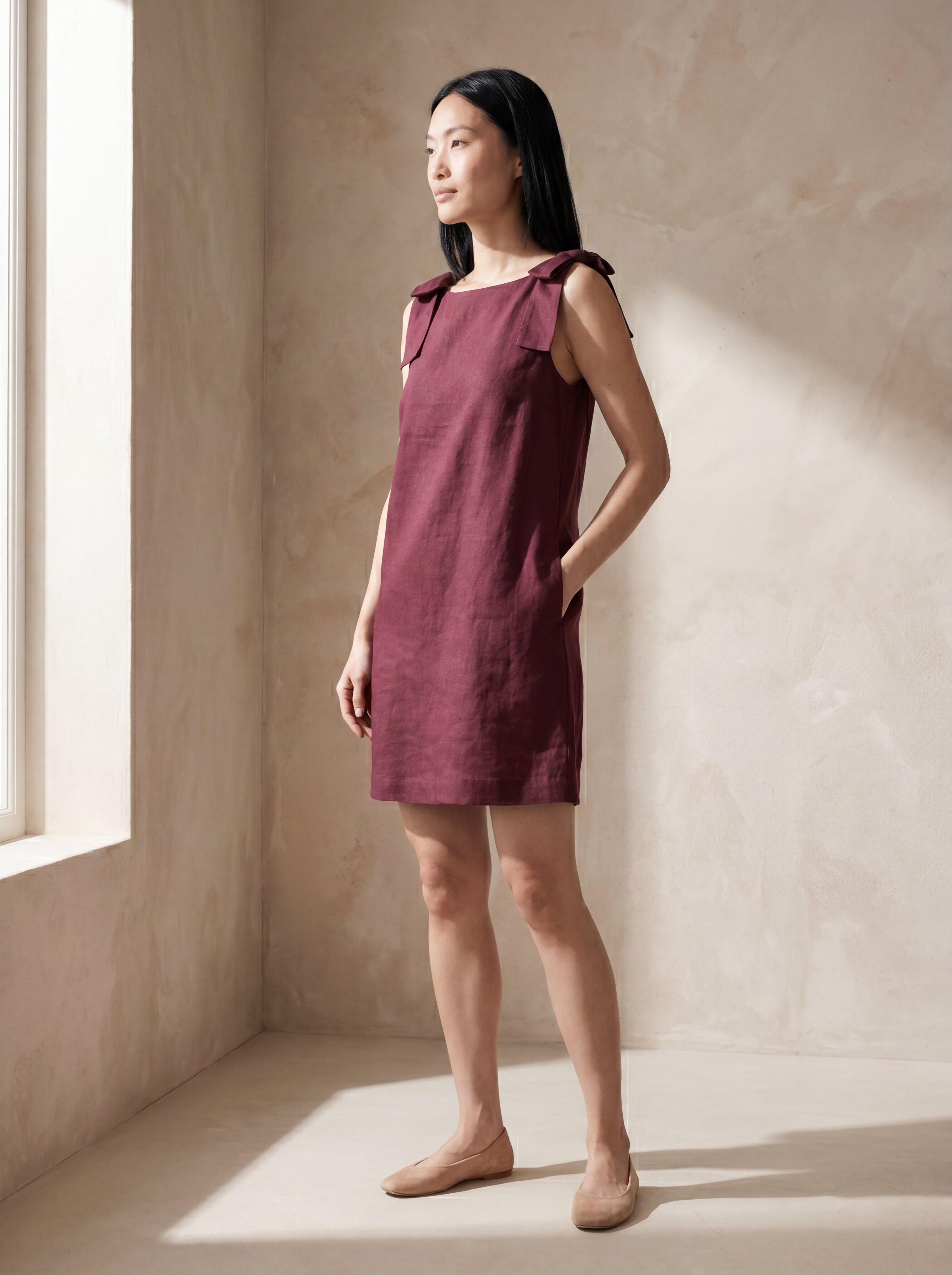 Vestido Beatriz Magenta — Frente 01 #Cor_Magenta
