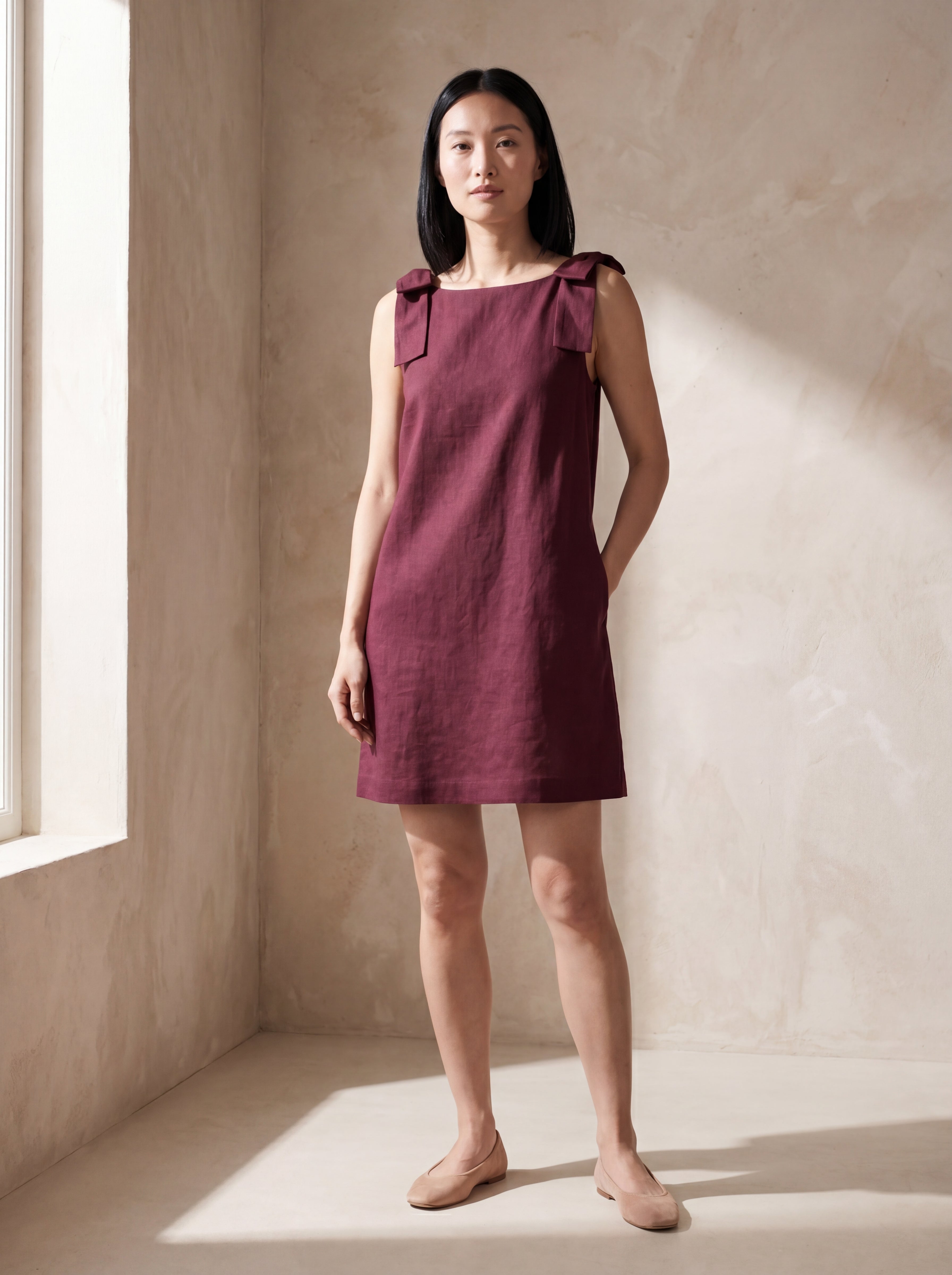 Vestido Beatriz Magenta — Frente 02 #Cor_Magenta
