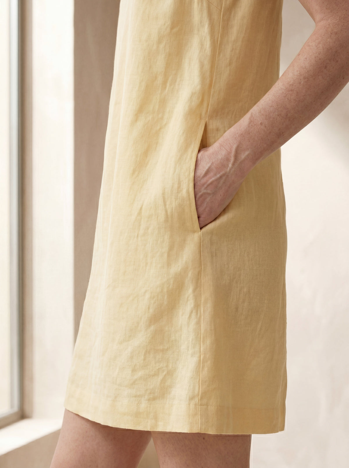 Vestido Dora Amarelo Bebê — Detalhe 01 #Cor_Amarelo Bebê