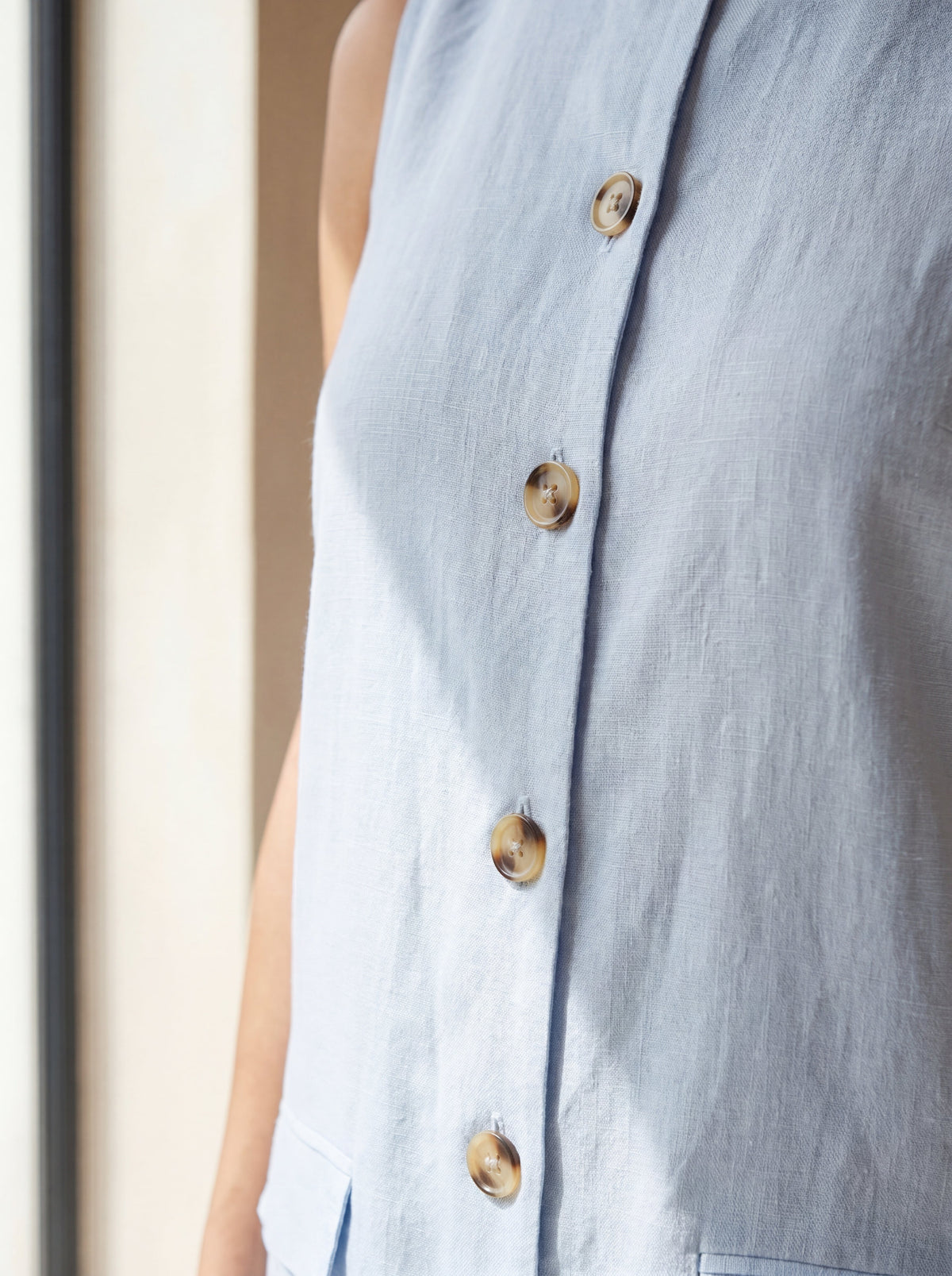 Vestido Dora Azul Bebê — Detalhe 02 #Cor_Azul Bebê