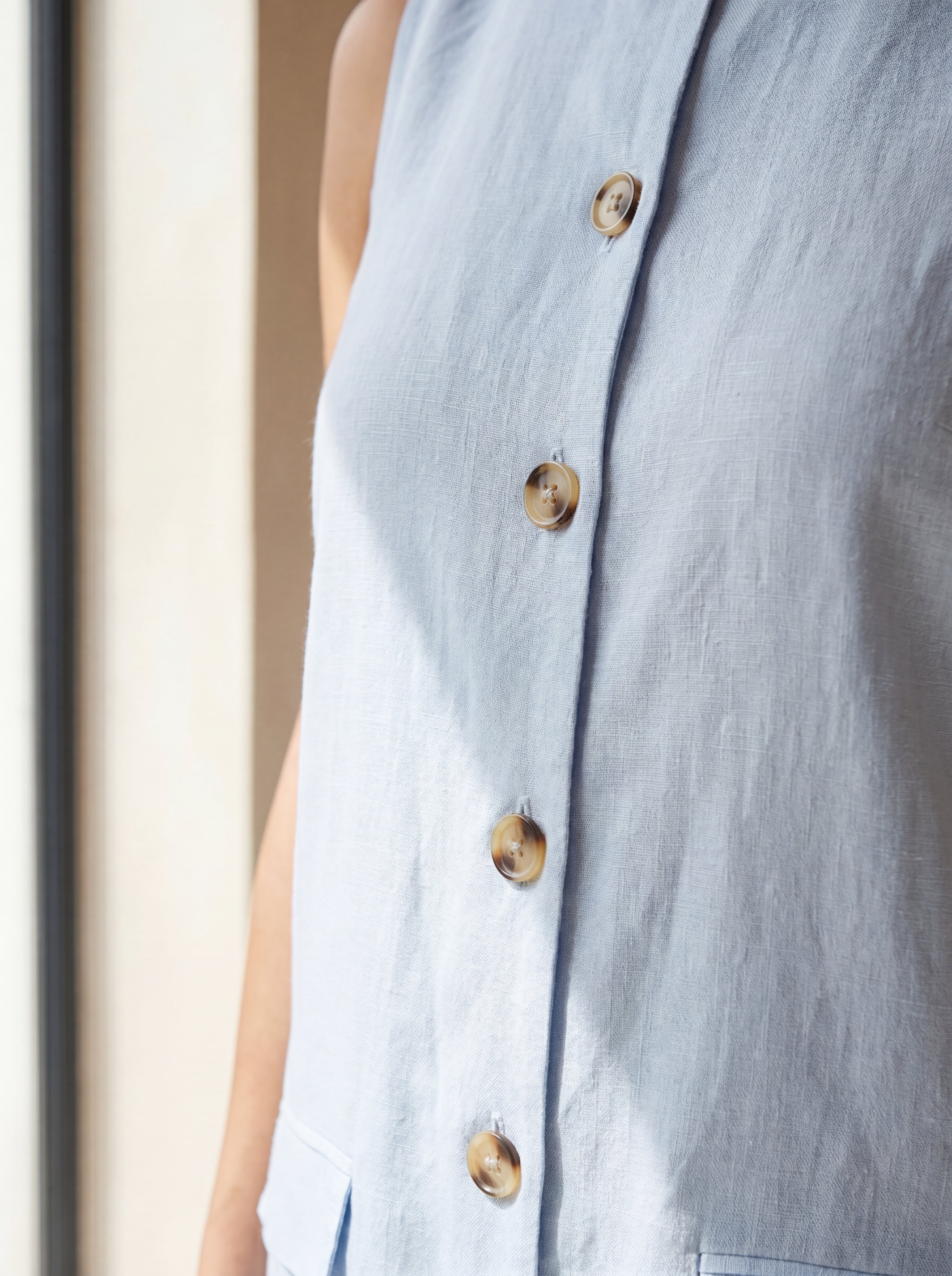 Vestido Dora Azul Bebê — Detalhe 02 #Cor_Azul Bebê