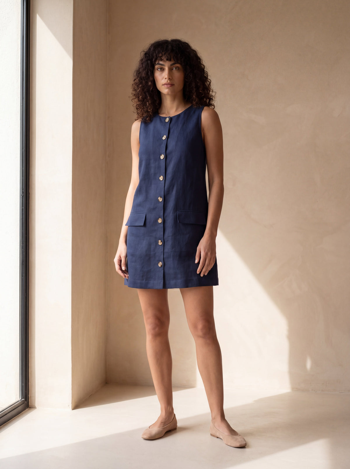 Vestido Dora Marinho — Costas 01 #Cor_Marinho