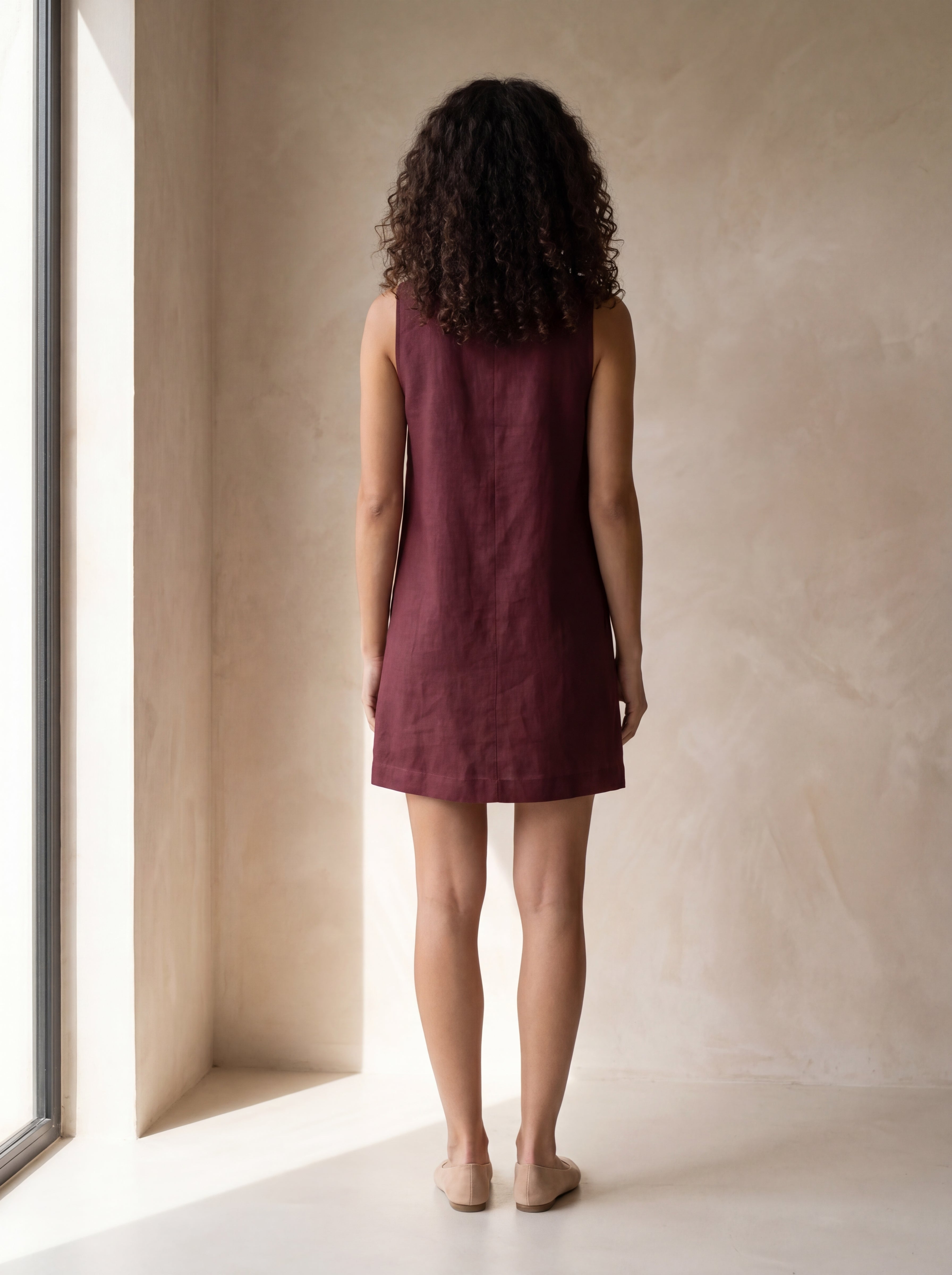 Vestido Dora Magenta — Costas 01 #Cor_Magenta