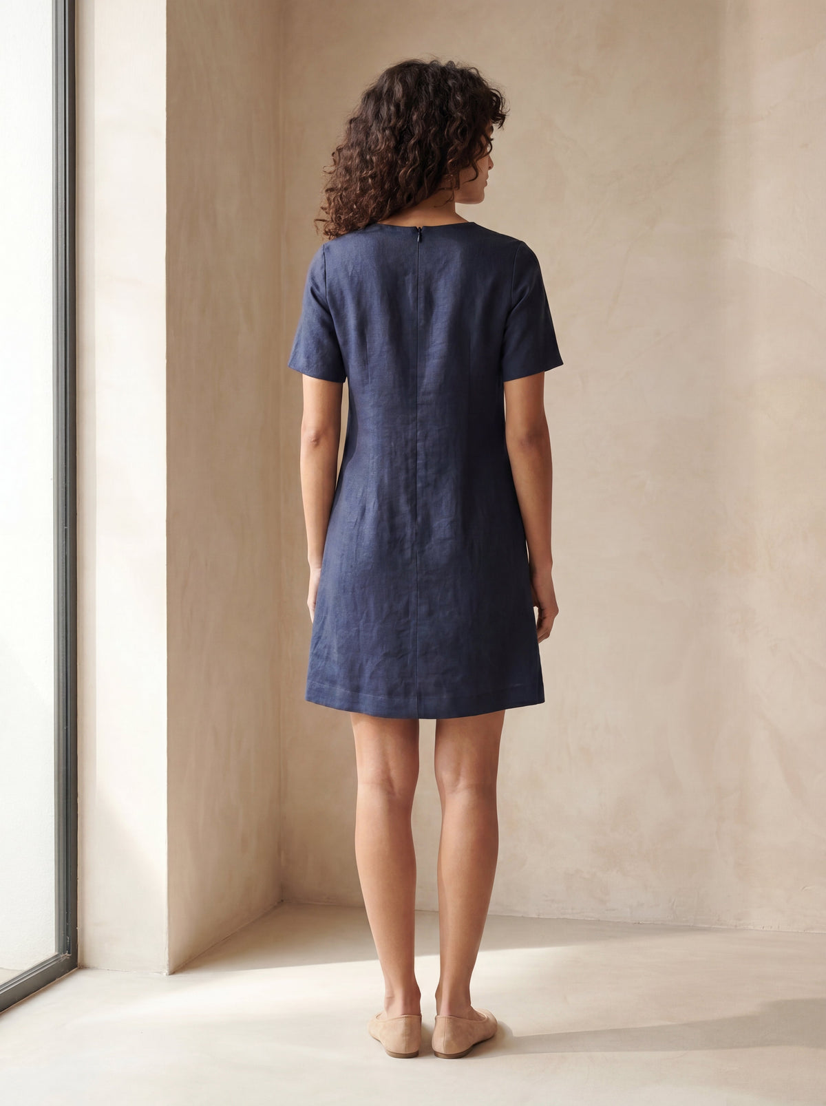 Vestido Júlia Marinho — Costas 01 #Cor_Marinho