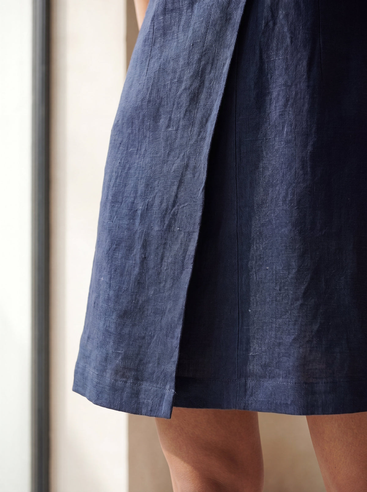 Vestido Júlia Marinho — Detalhe 02 #Cor_Marinho