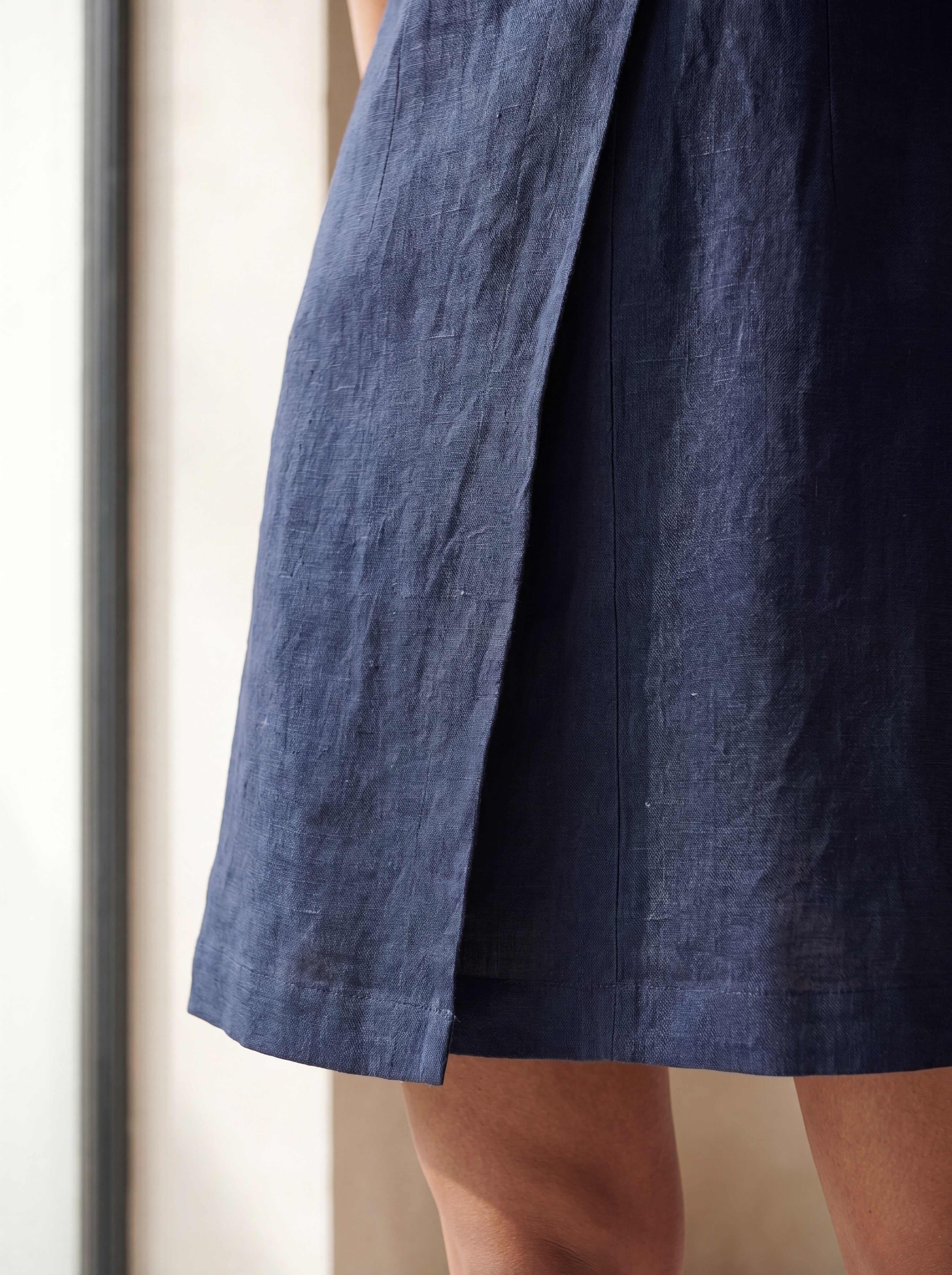 Vestido Júlia Marinho — Detalhe 02 #Cor_Marinho