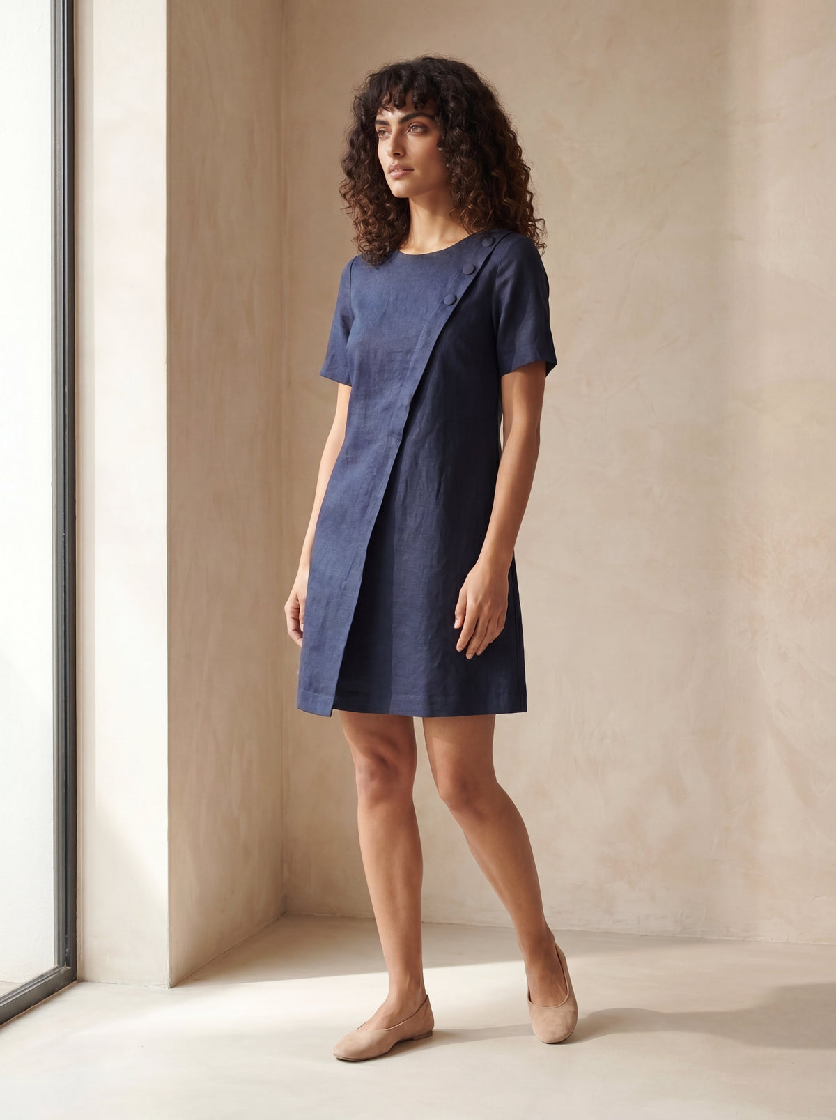 Vestido Júlia Marinho — Frente 02 #Cor_Marinho
