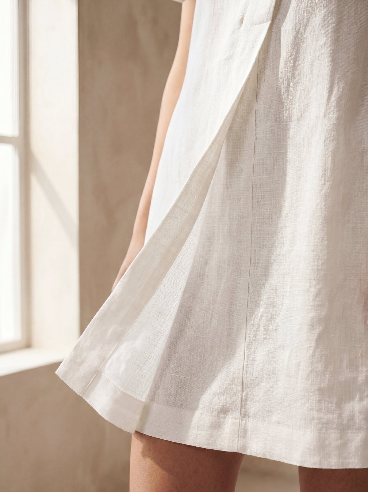 Vestido Júlia Branco — Detalhe 01 #Cor_Branco