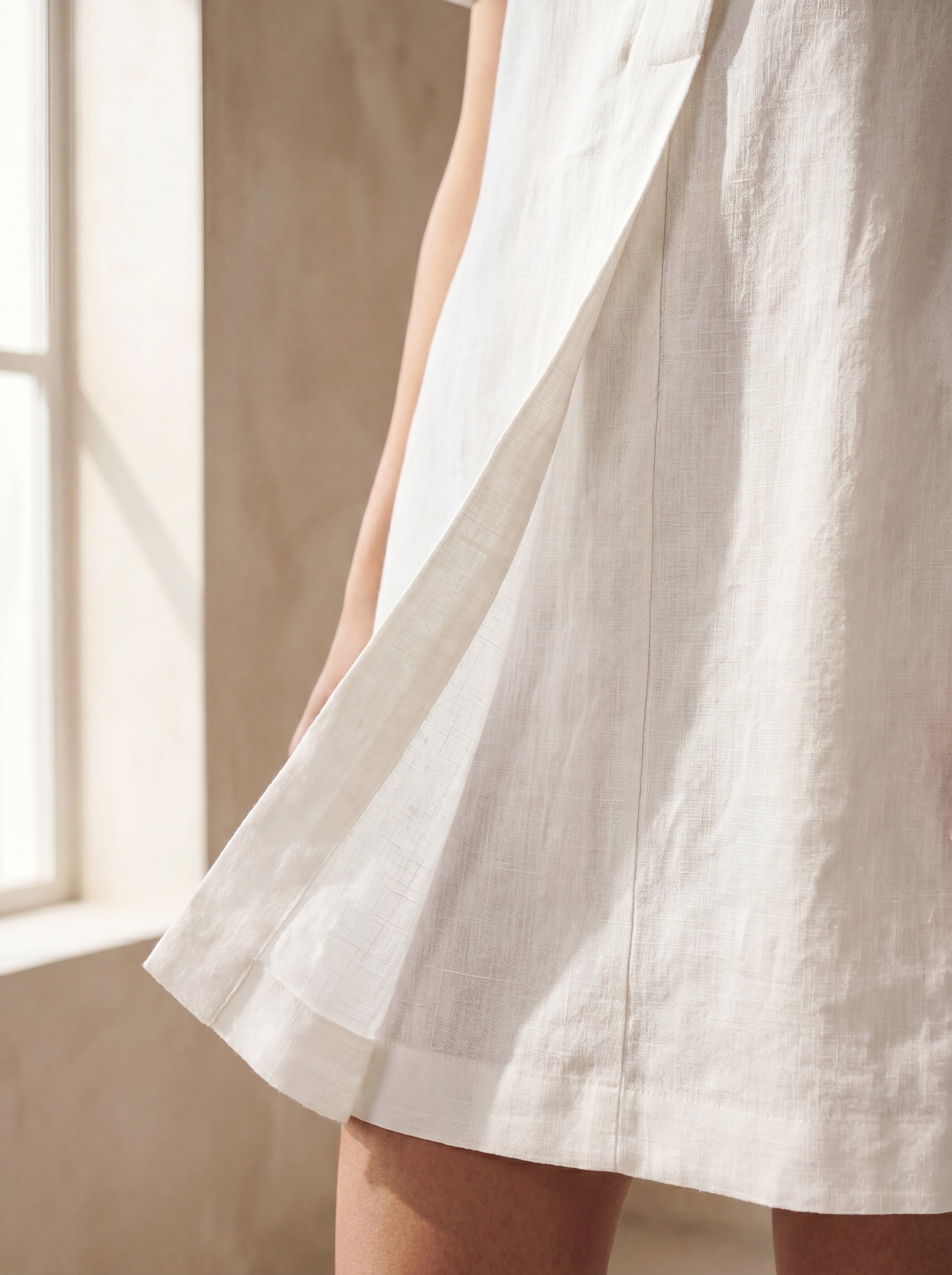 Vestido Júlia Branco — Detalhe 01 #Cor_Branco