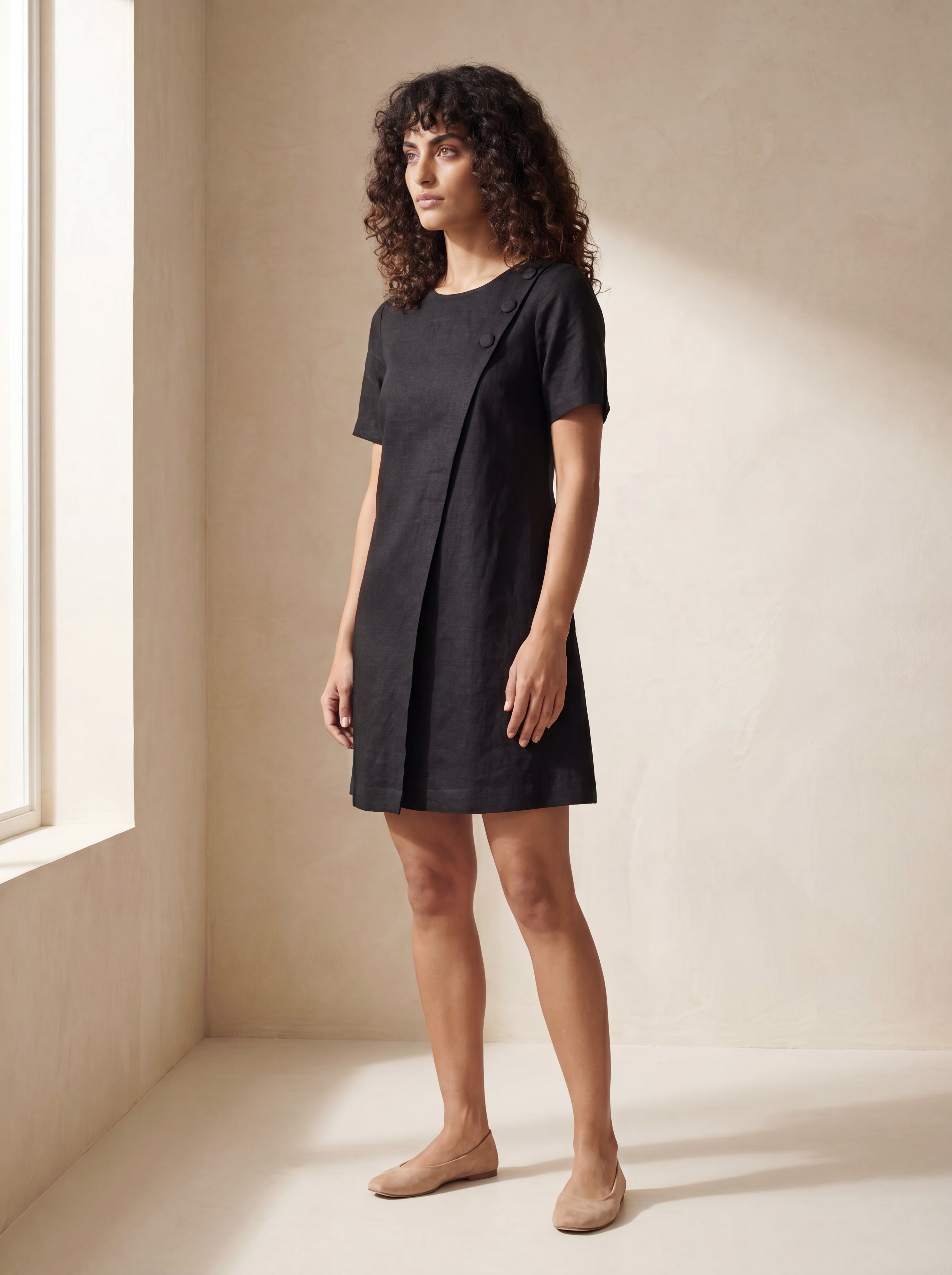 Vestido Júlia Preto — Frente 01 #Cor_Preto