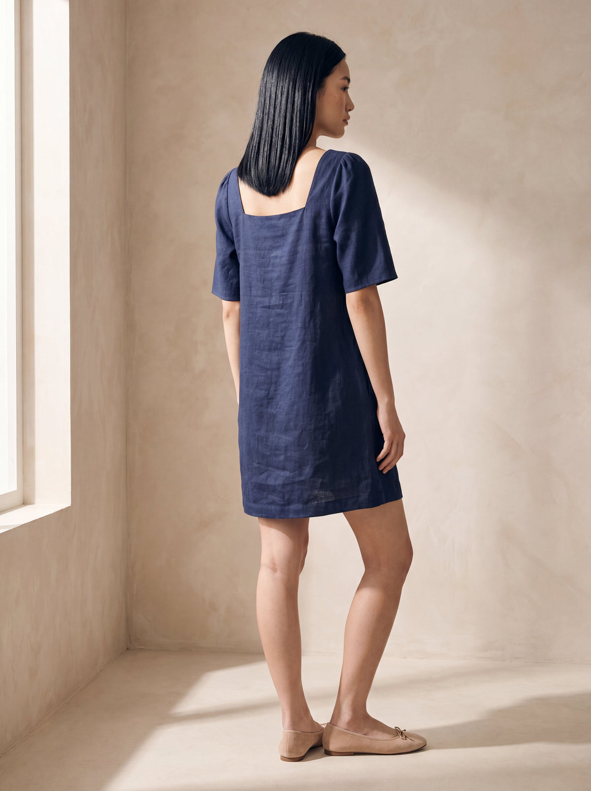 Vestido Lia Marinho — Costas 01 #Cor_Marinho