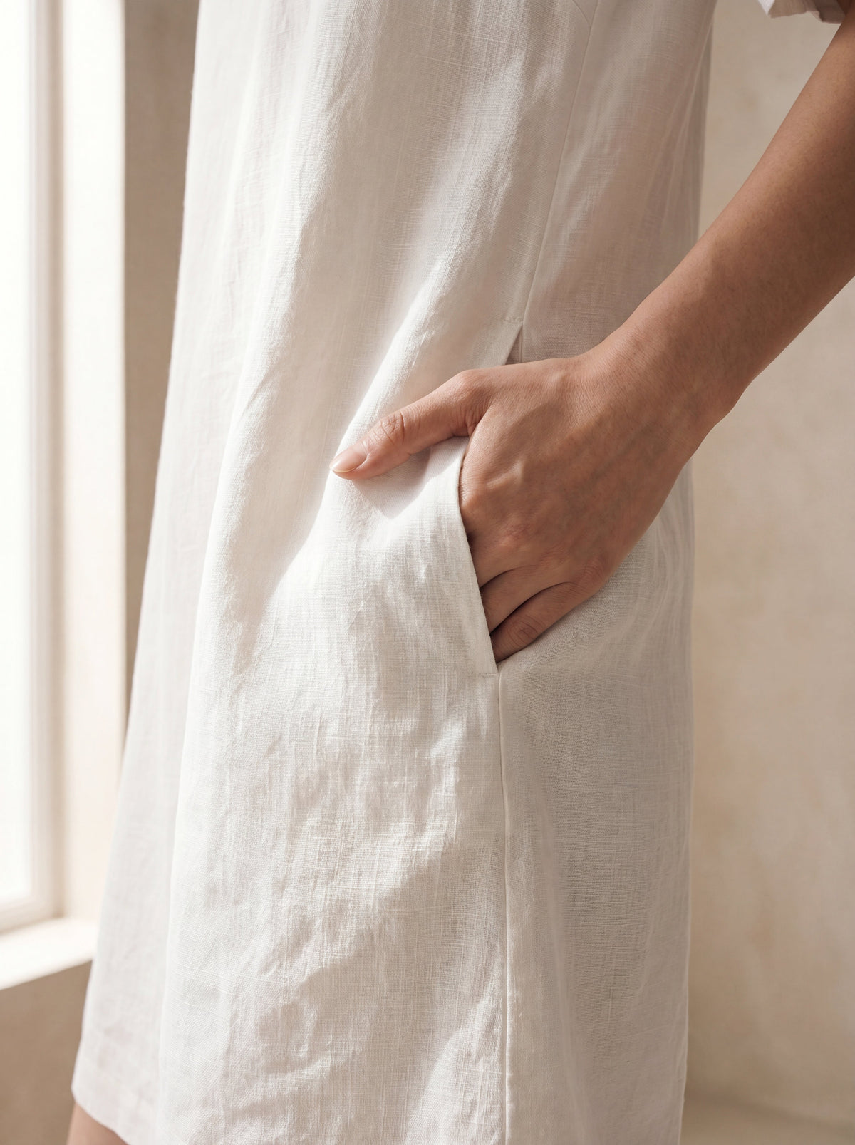 Vestido Lia Branco — Detalhe 02 #Cor_Branco