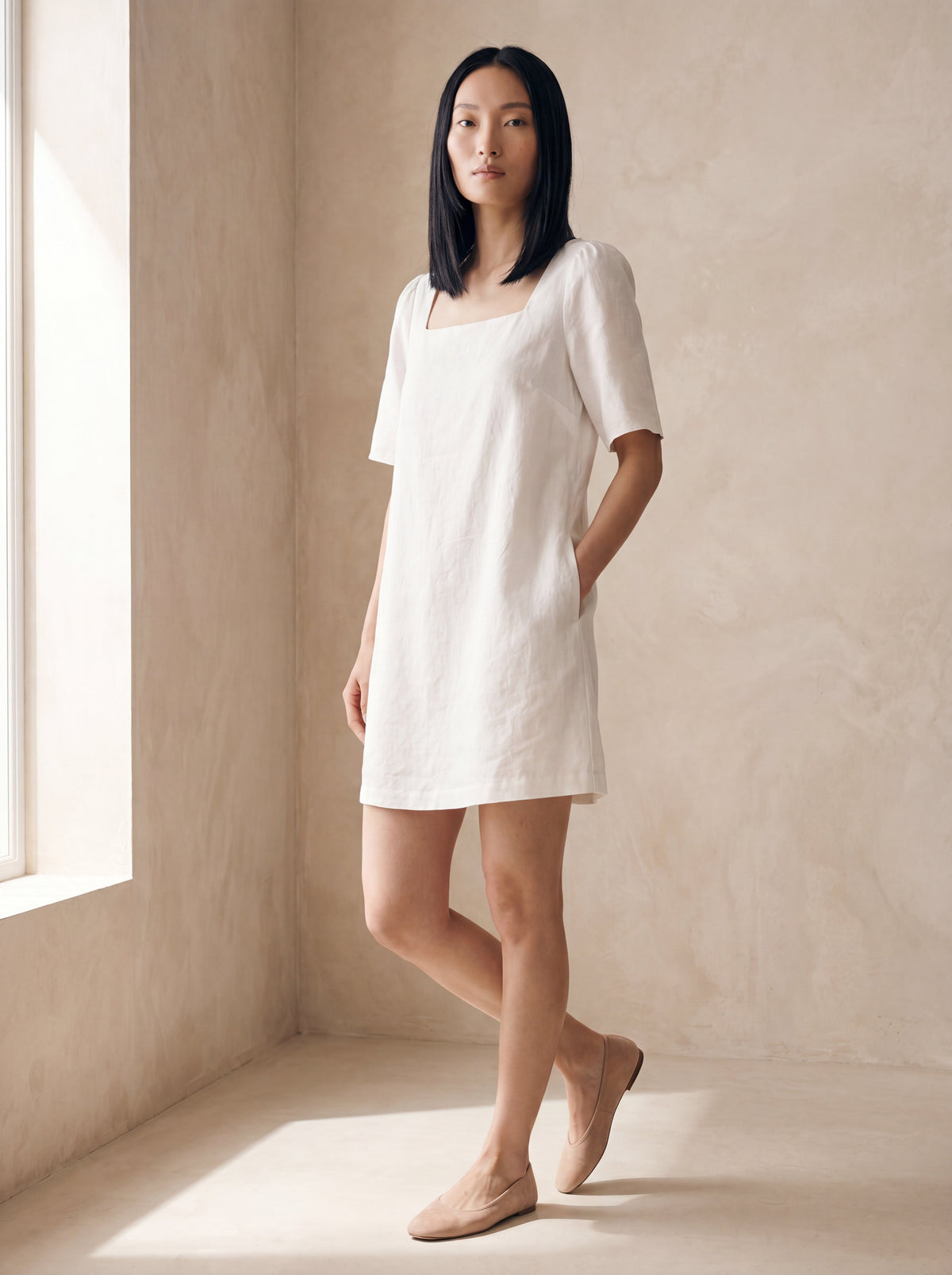 Vestido Lia Branco — Frente 02 #Cor_Branco