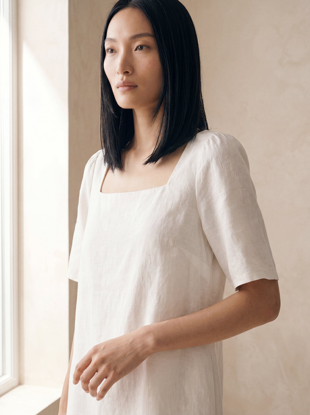 Vestido Lia Branco — Lateral 01 #Cor_Branco