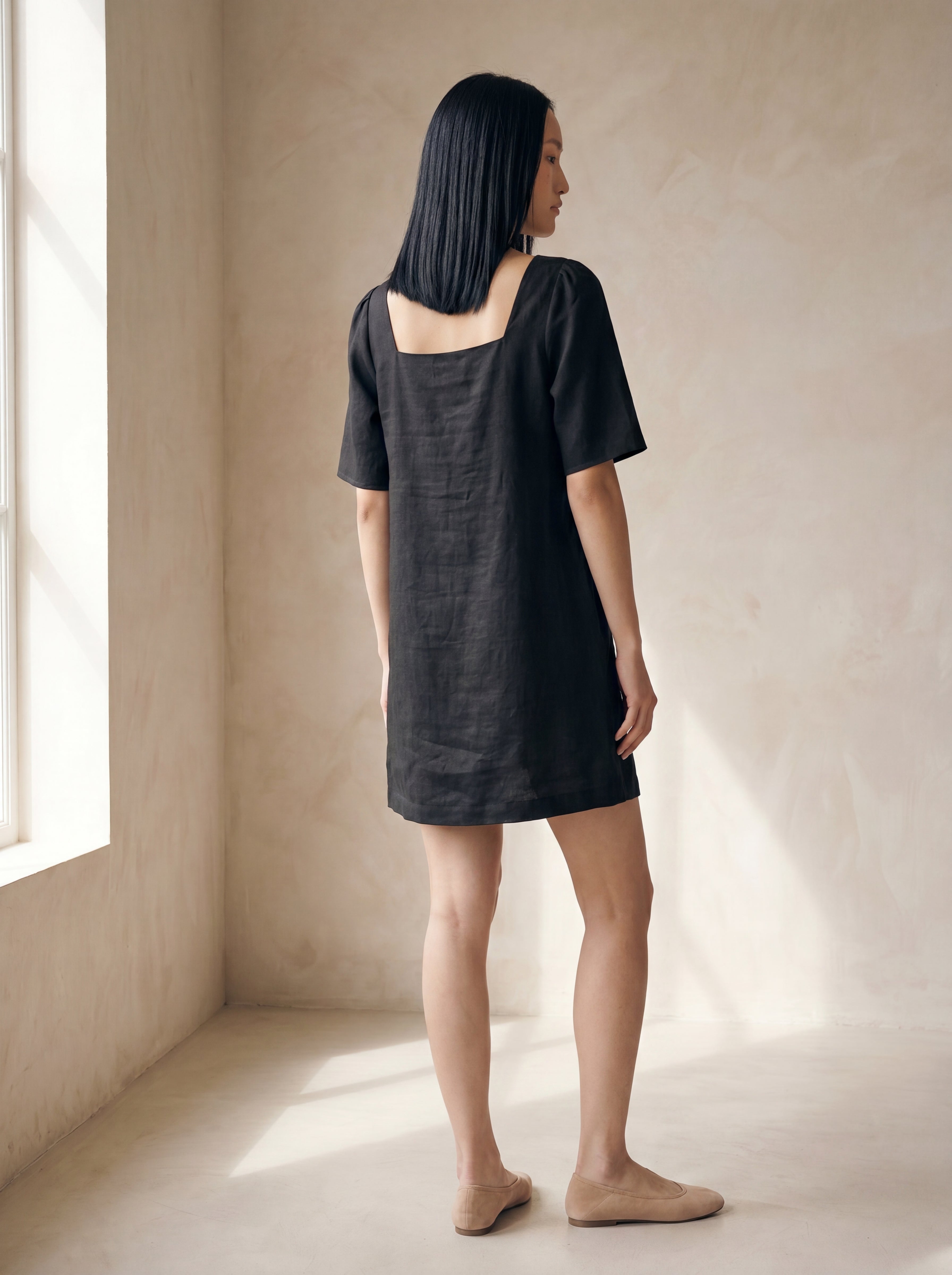 Vestido Lia Preto — Costas 01 #Cor_Preto