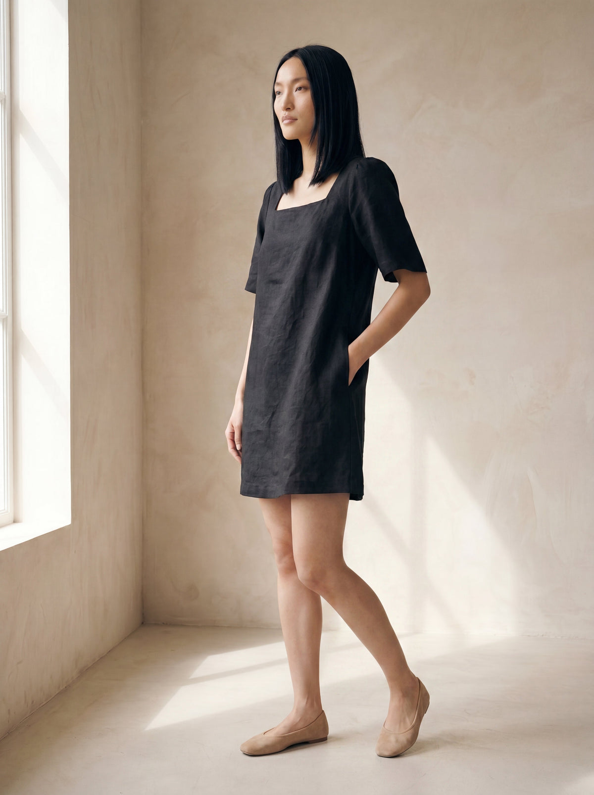 Vestido Lia Preto — Lateral 01 #Cor_Preto