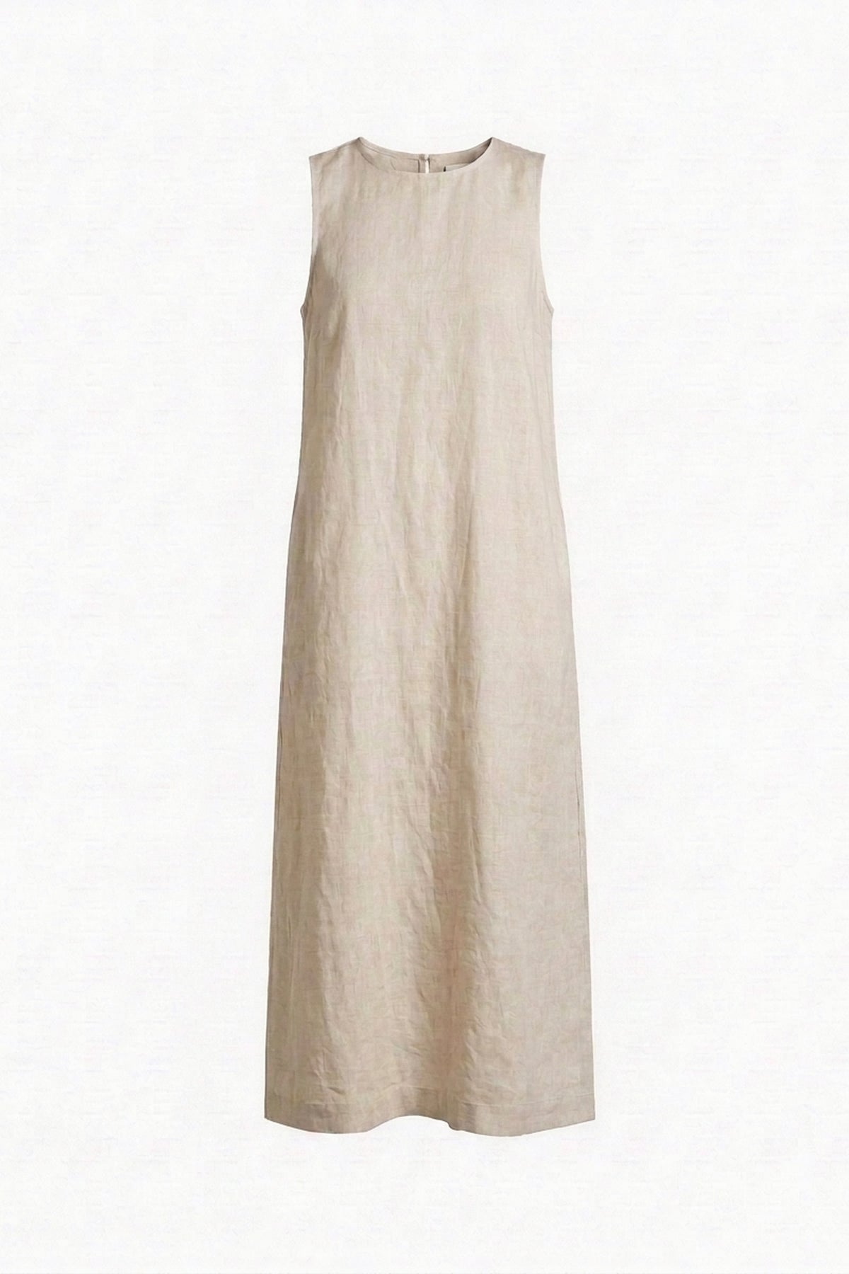 Vestido Alice Midi Linho Puro Cru — Peça