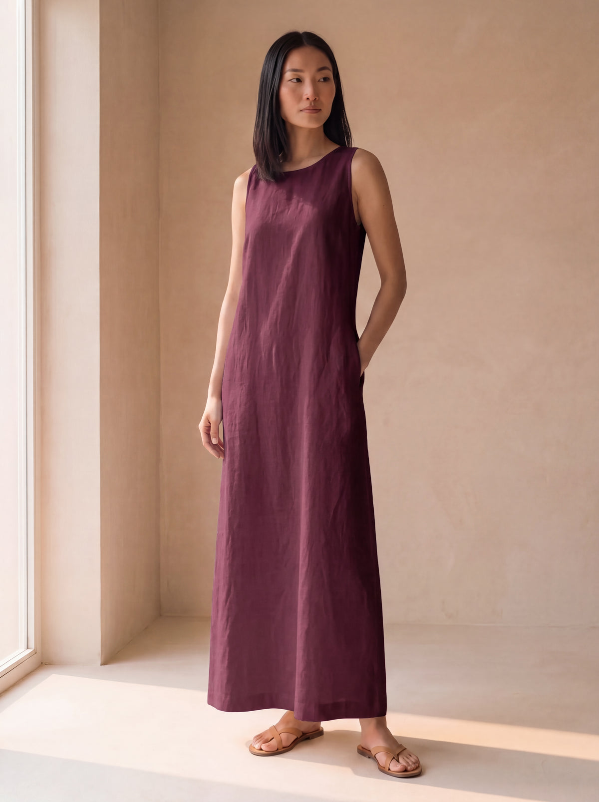 Vestido Alice Midi Linho Puro