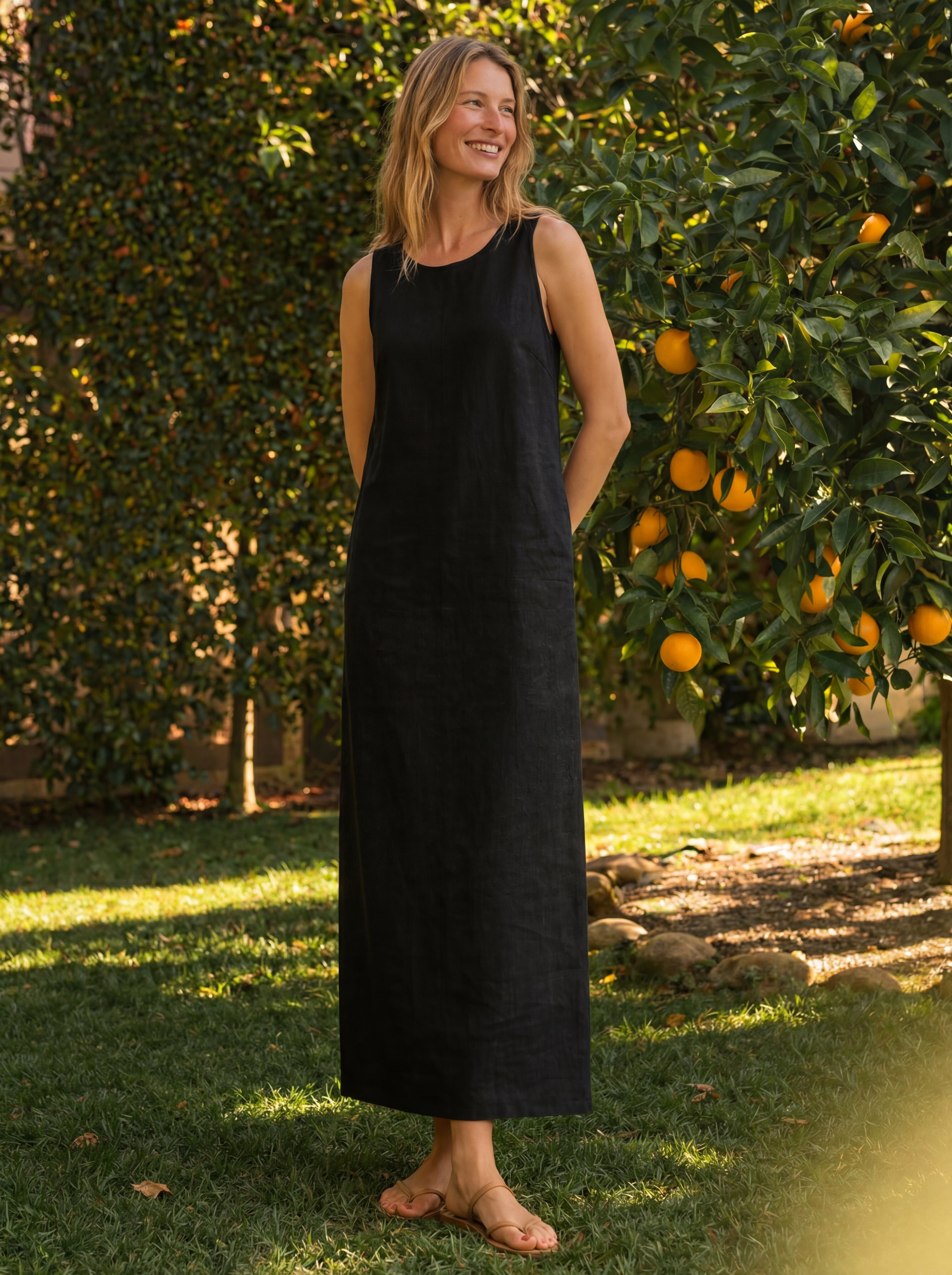 Vestido Alice Midi Linho Puro