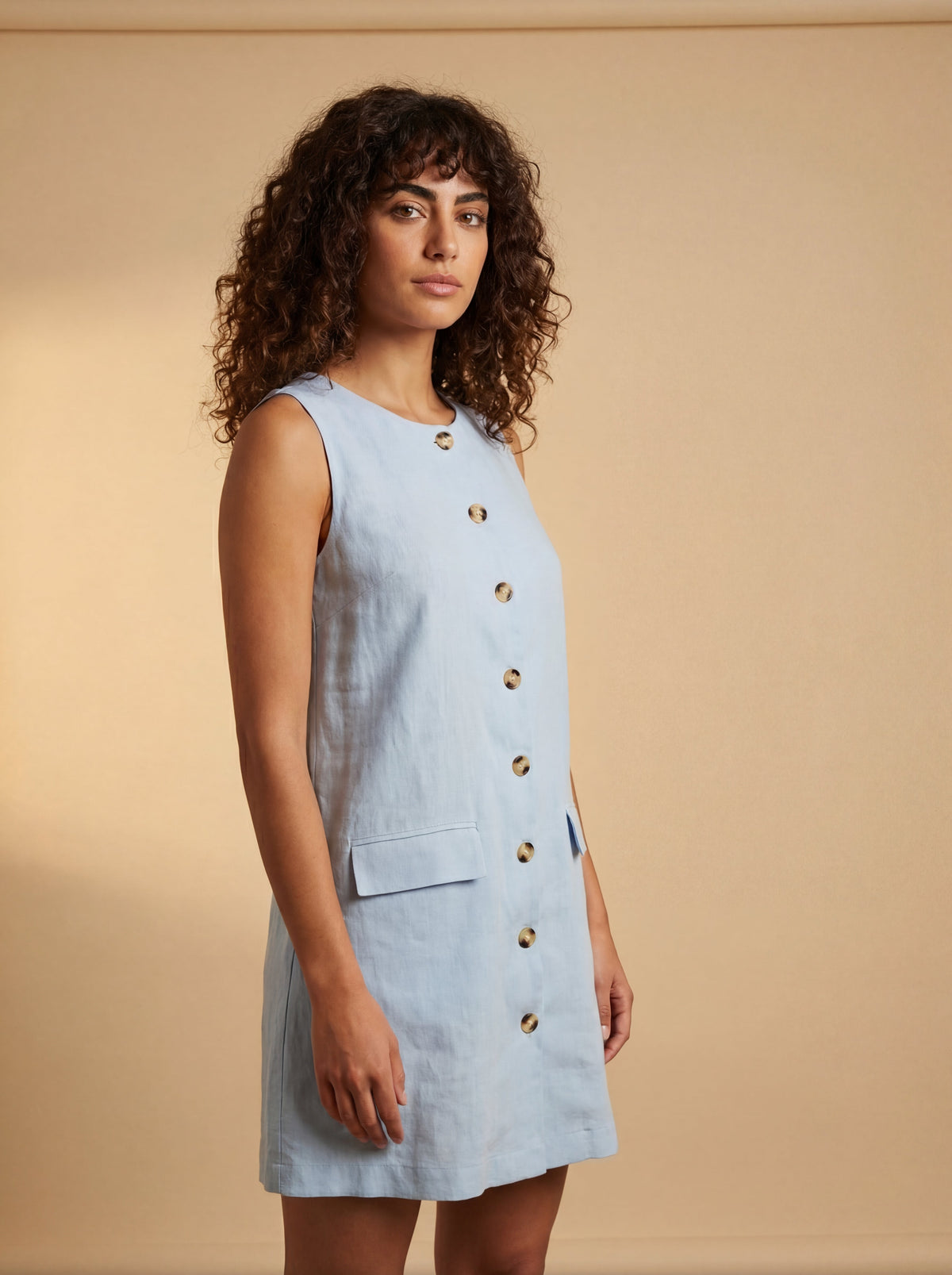 Vestido Dora Linho Puro