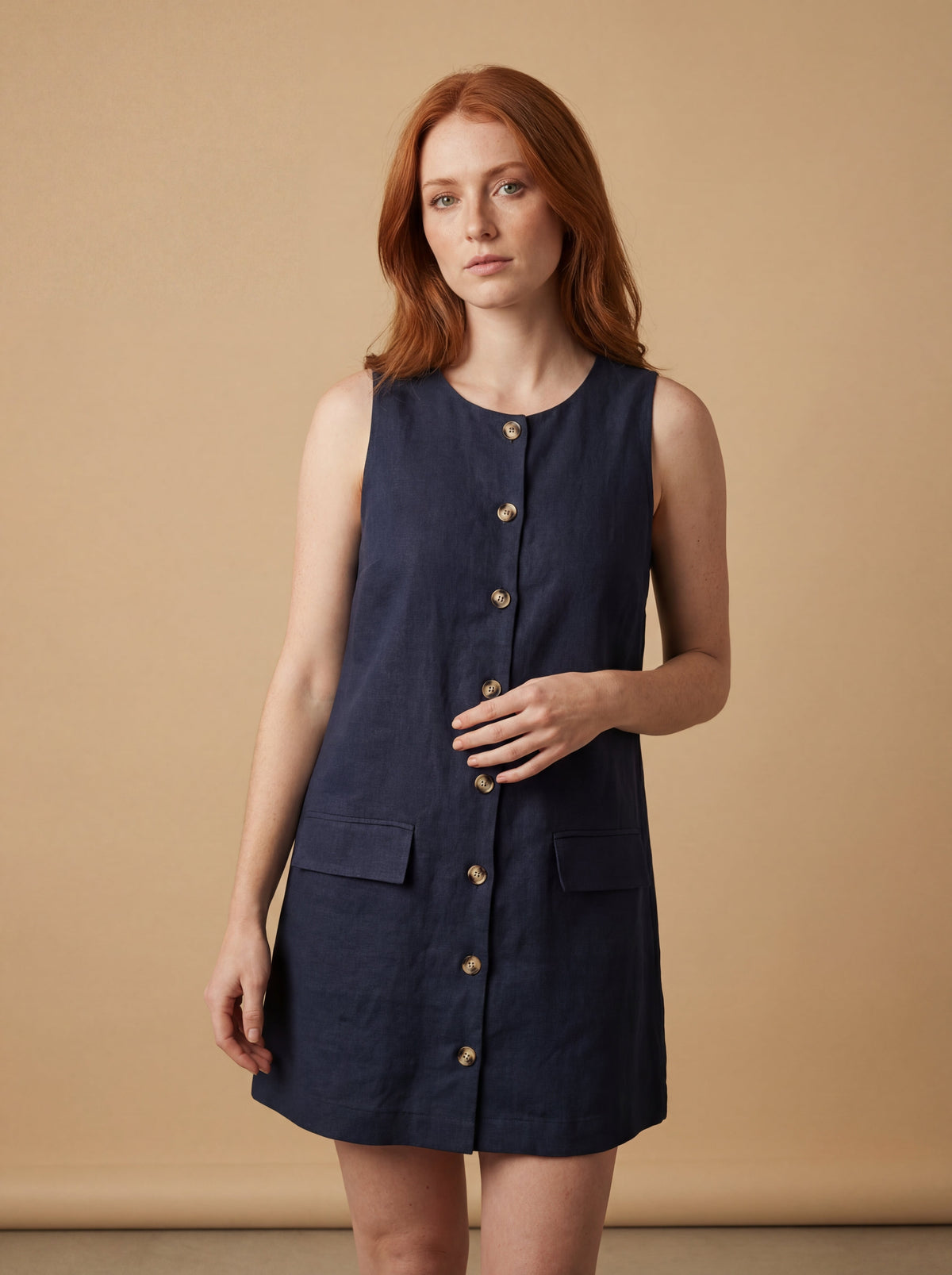 Vestido Dora Linho Puro