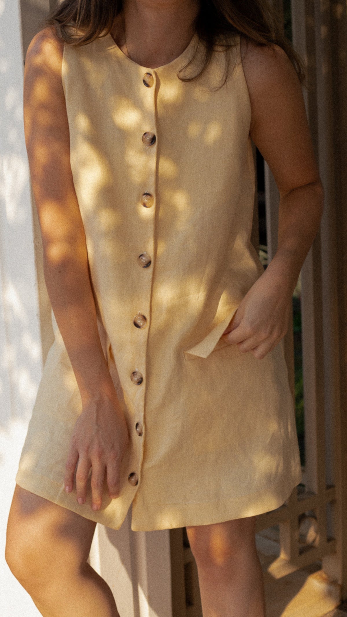 Vestido Dora Linho Puro