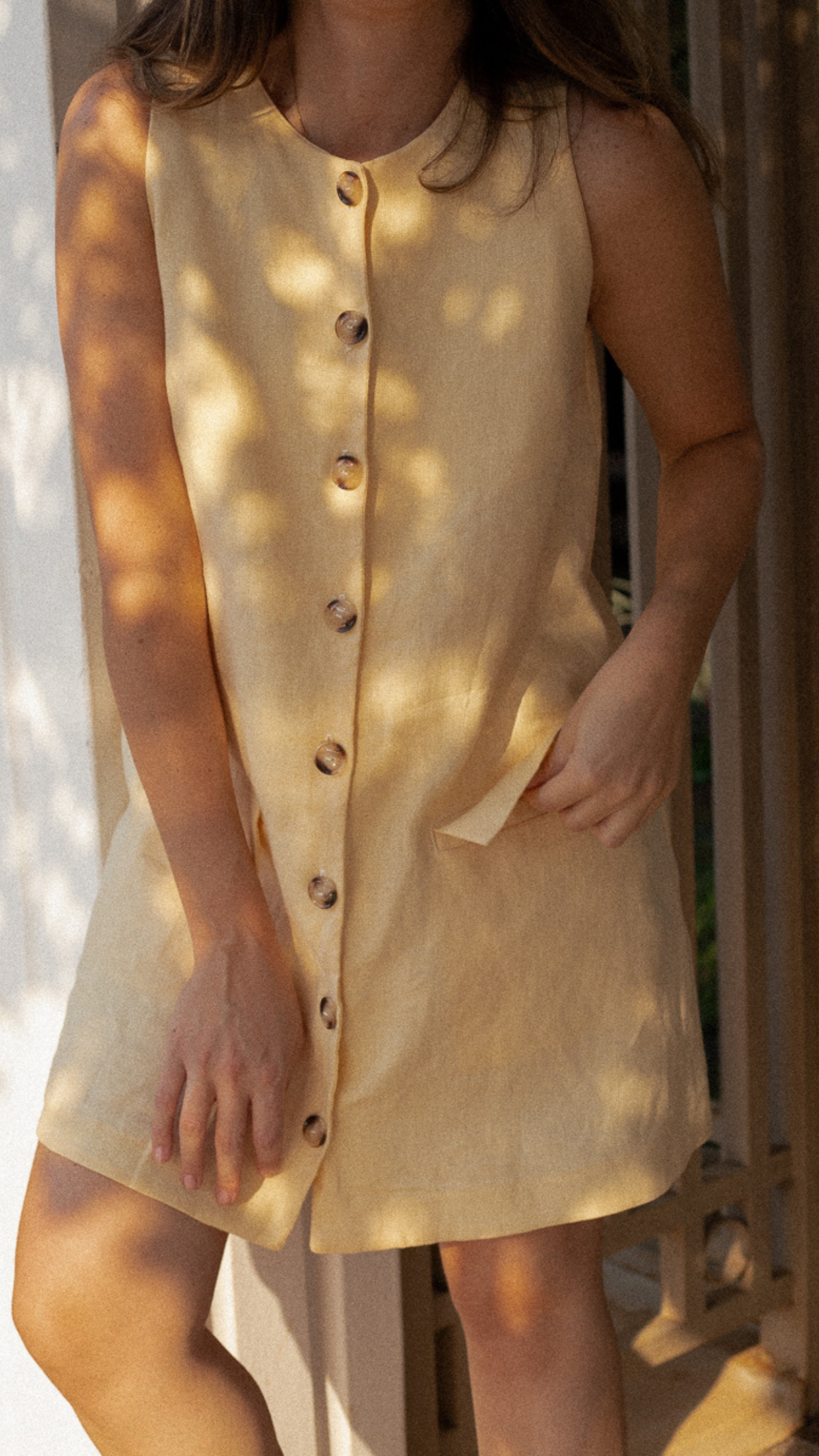 Vestido Dora Linho Puro