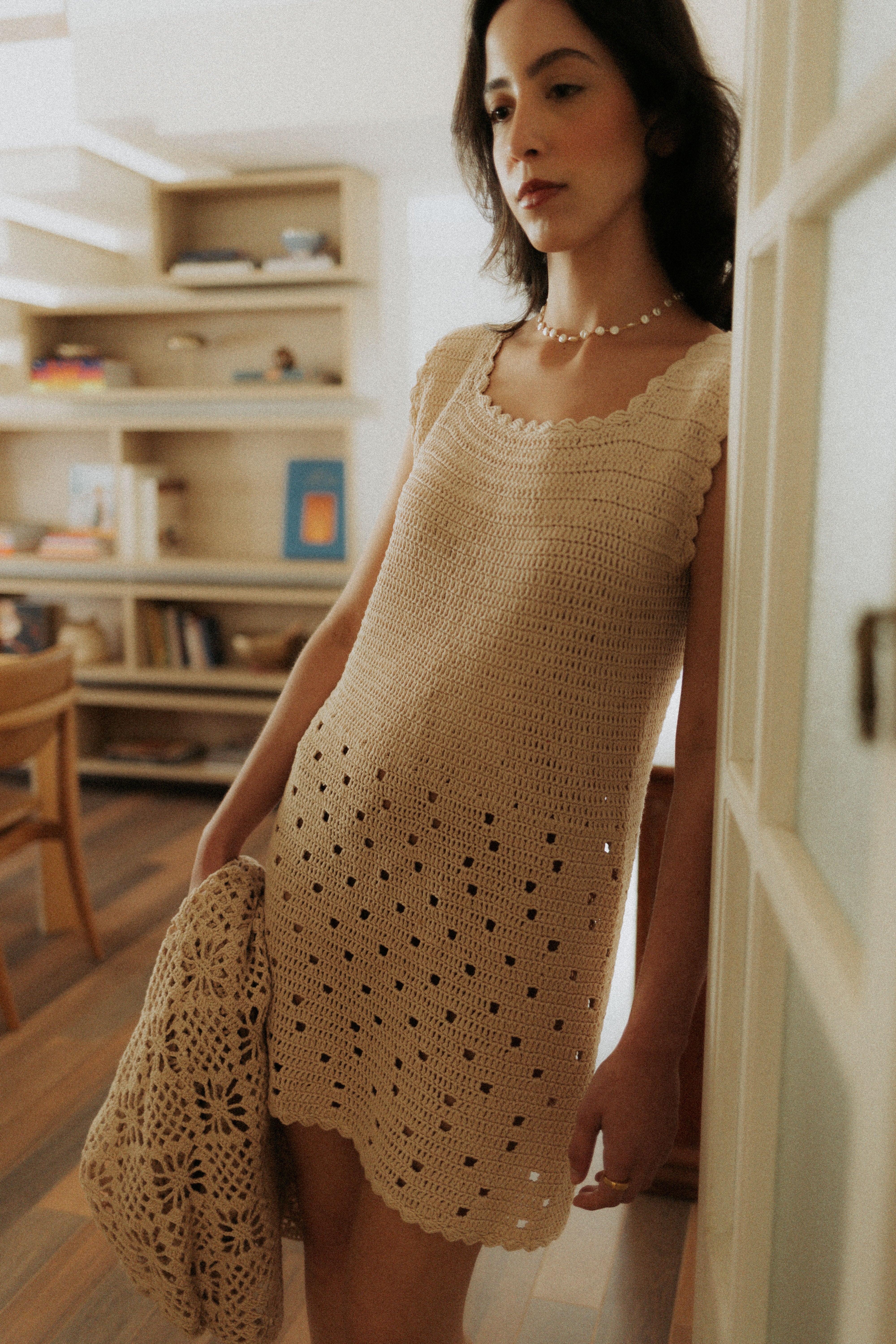 Vestido Alma Cru 100% Artesanal
