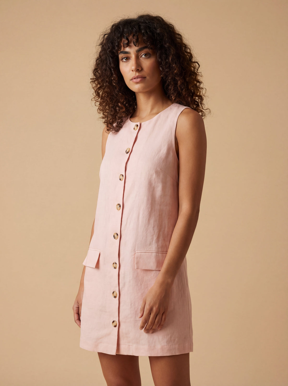 Vestido Dora Linho Puro