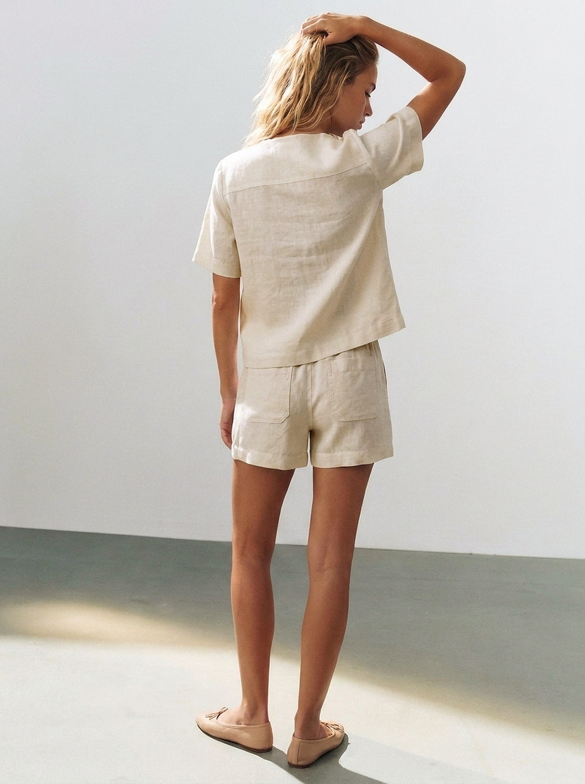 Blusa Laços Frontais Cru — Estúdio Costas