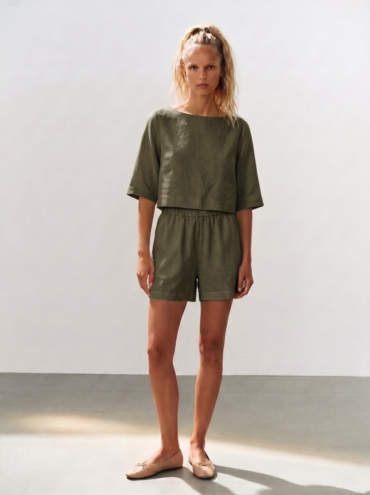 Blusa Mayra Verde Militar — Estúdio Frente