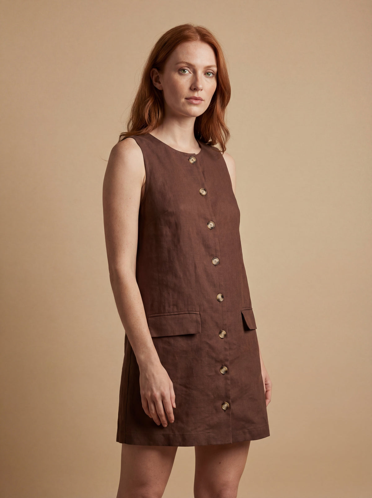 Vestido Dora Linho Puro