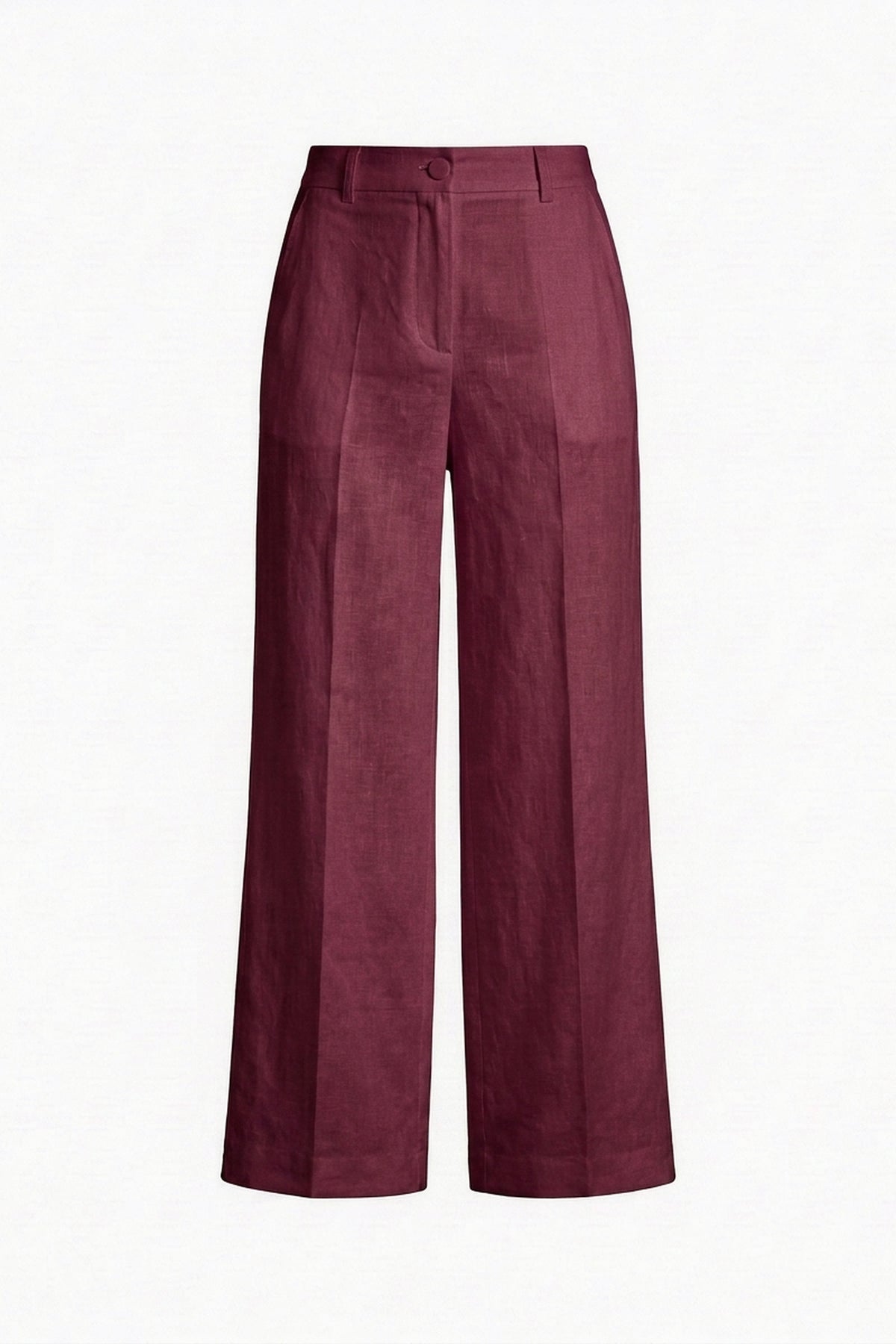 Calça Camila Linho Puro Marsala — Peça