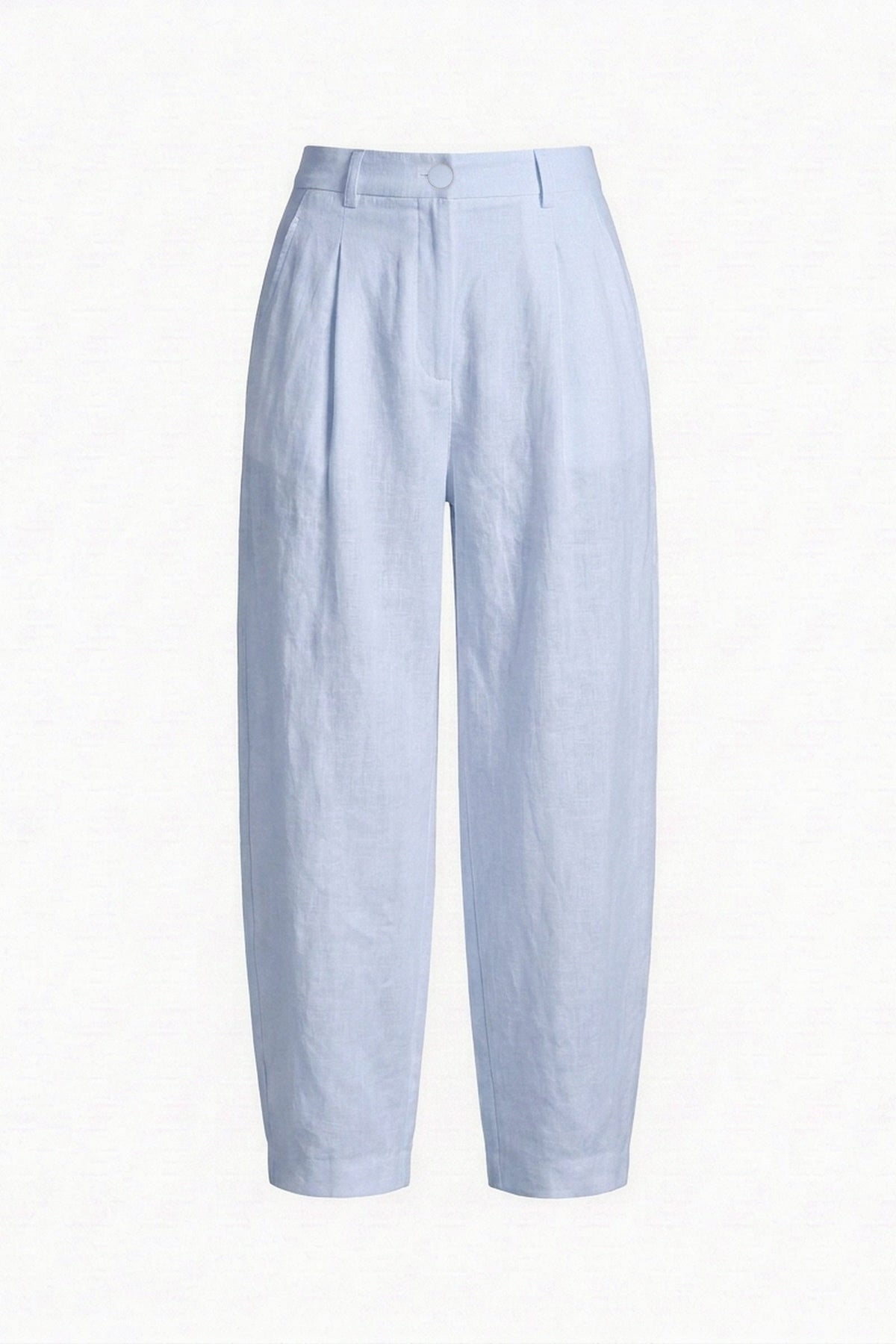 Calça Íris Linho Puro Azul Bebê — Peça
