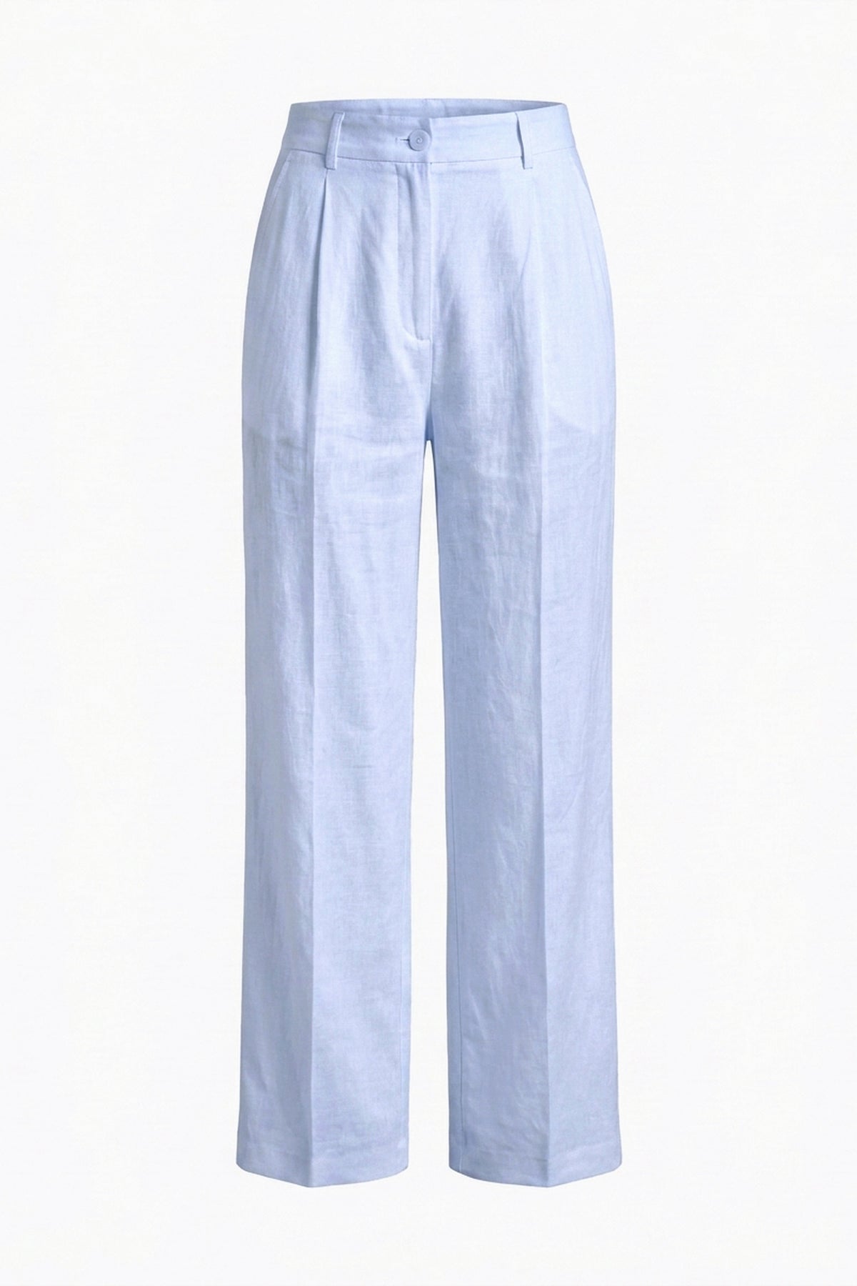 Calça Vera Linho Puro Azul Bebê — Peça