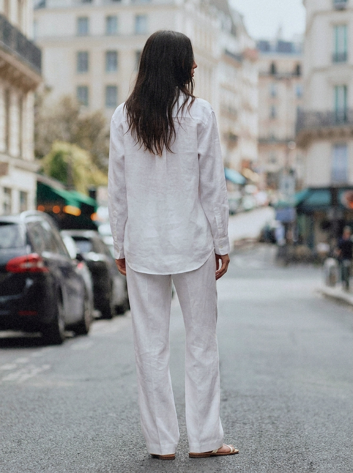 Calça Vera Linho Puro Branco — Paris Costas
