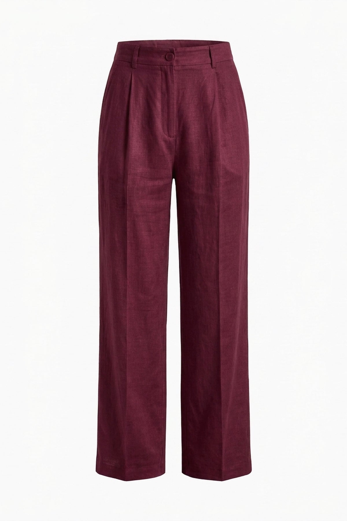 Calça Vera Linho Puro Marsala — Peça