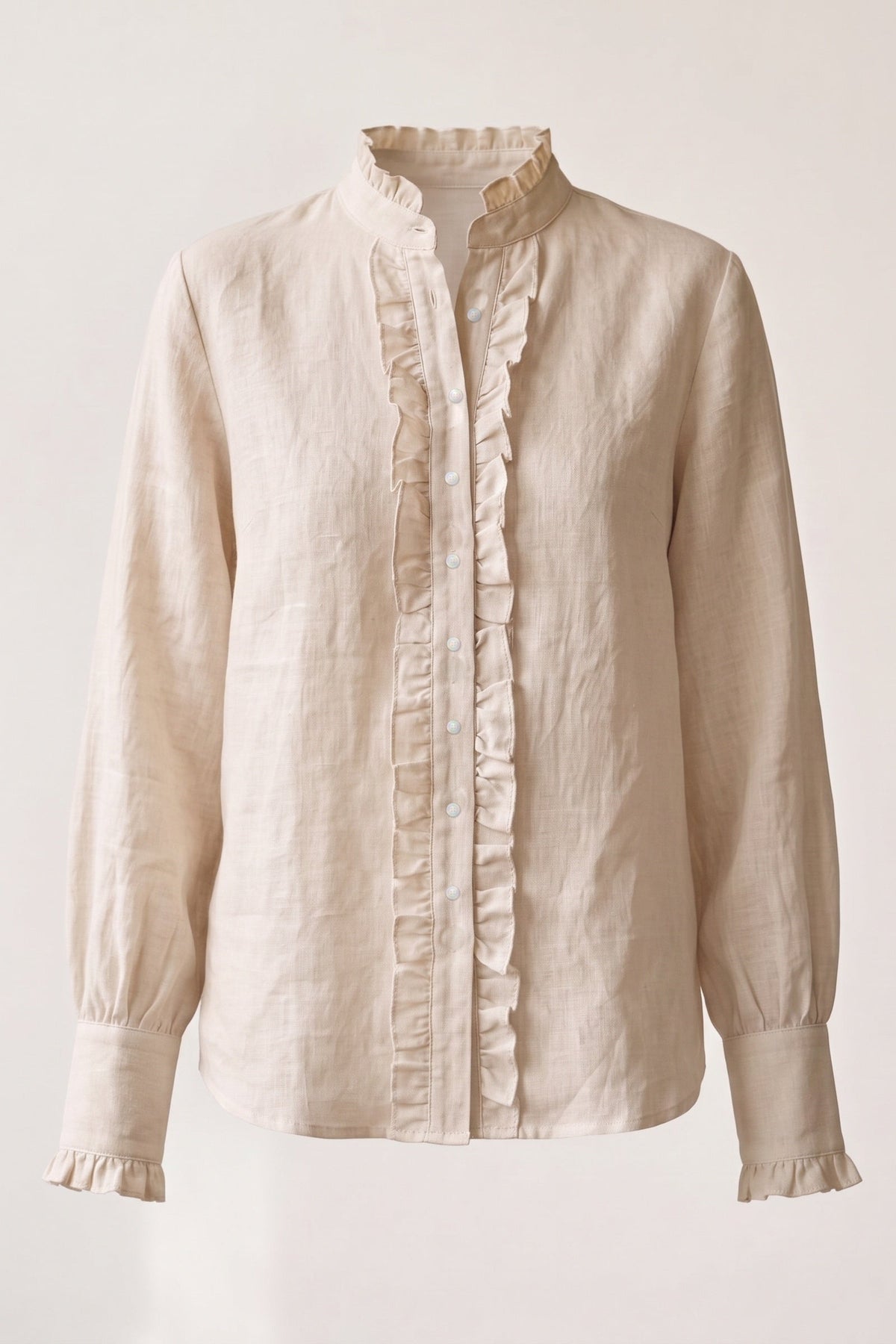 Camisa Ângela Linho Puro Cru — Peça