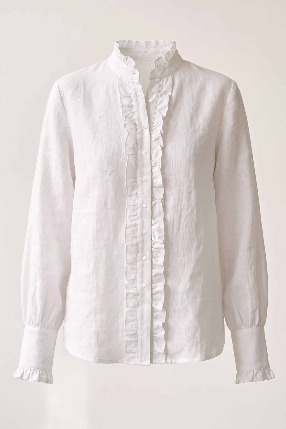 Camisa Ângela Linho Puro Branco — Peça