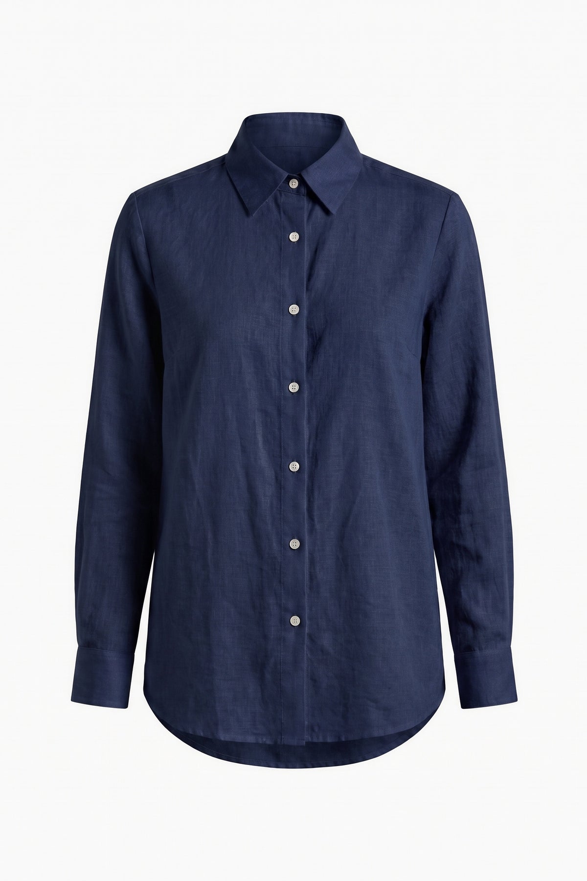 Camisa Edi Linho Puro Marinho — Peça