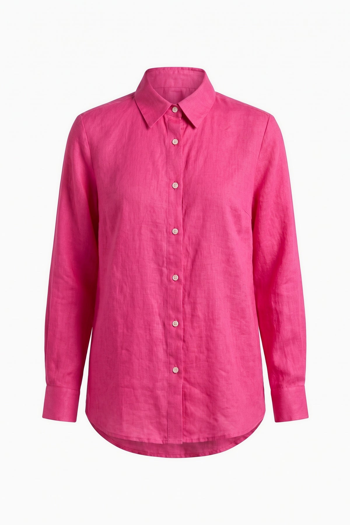 Camisa Edi Linho Puro Pink — Peça