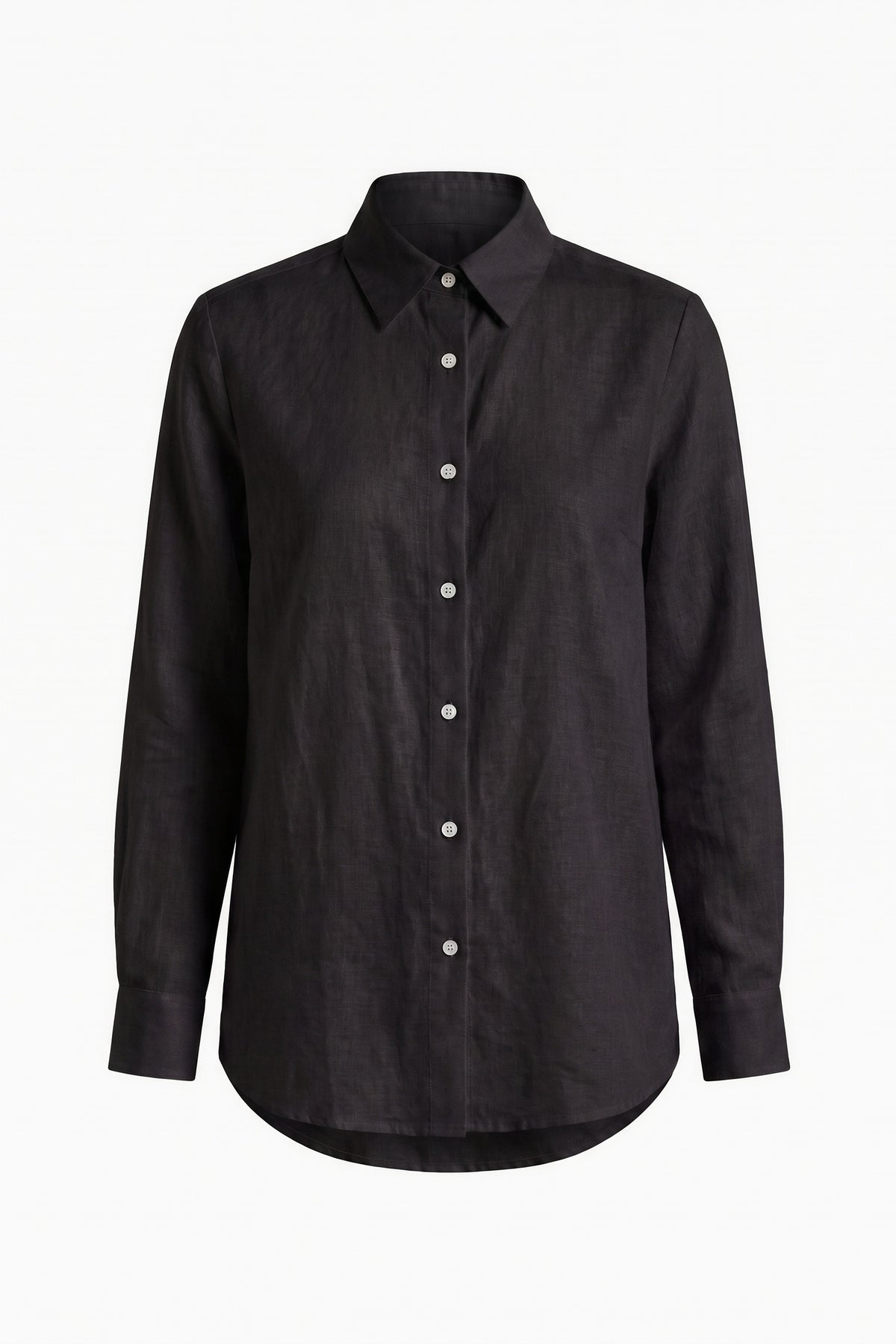 Camisa Edi Linho Puro Preto — Peça