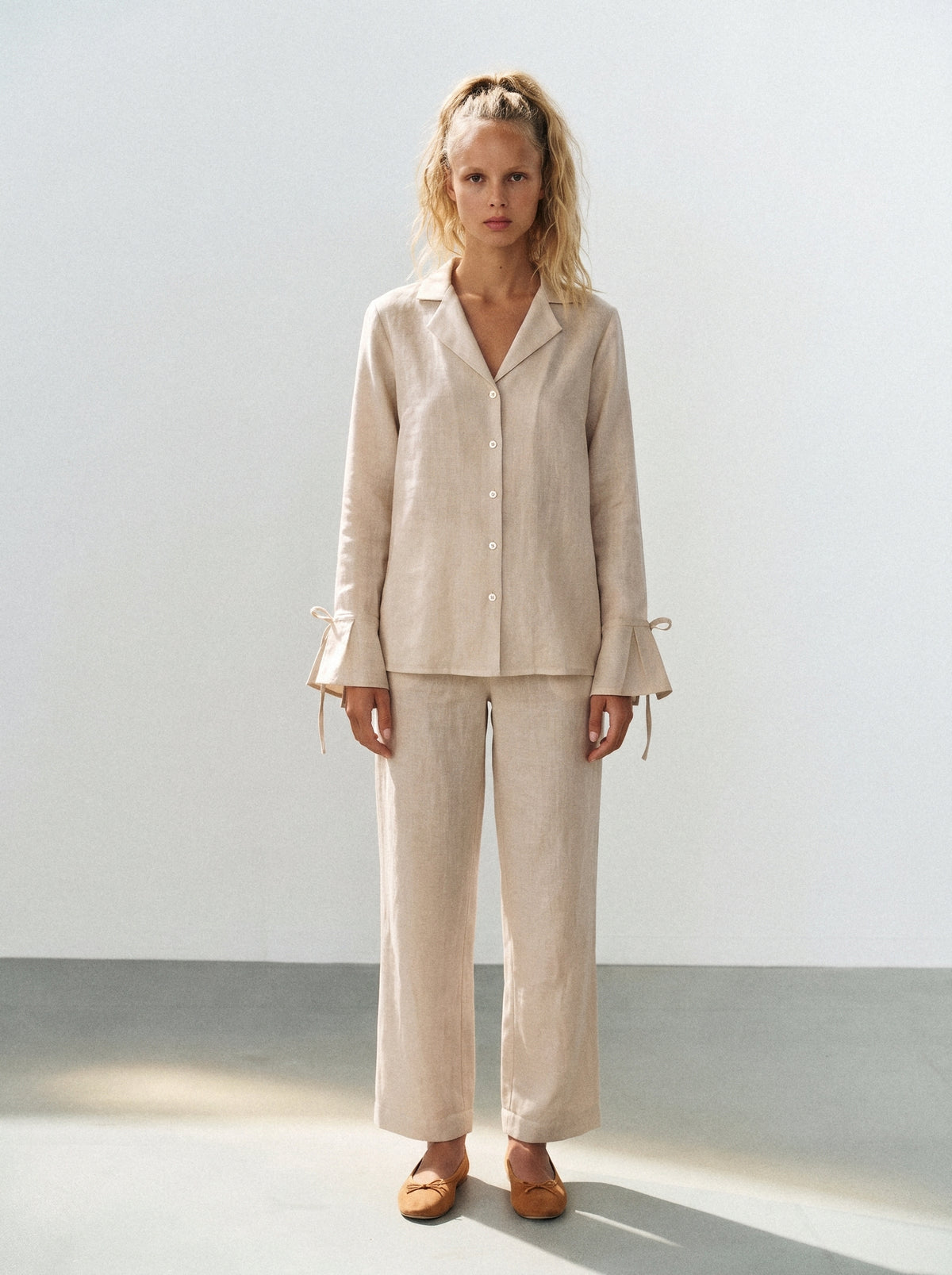 Camisa Paloma Linho Puro Cru — Estúdio Frente