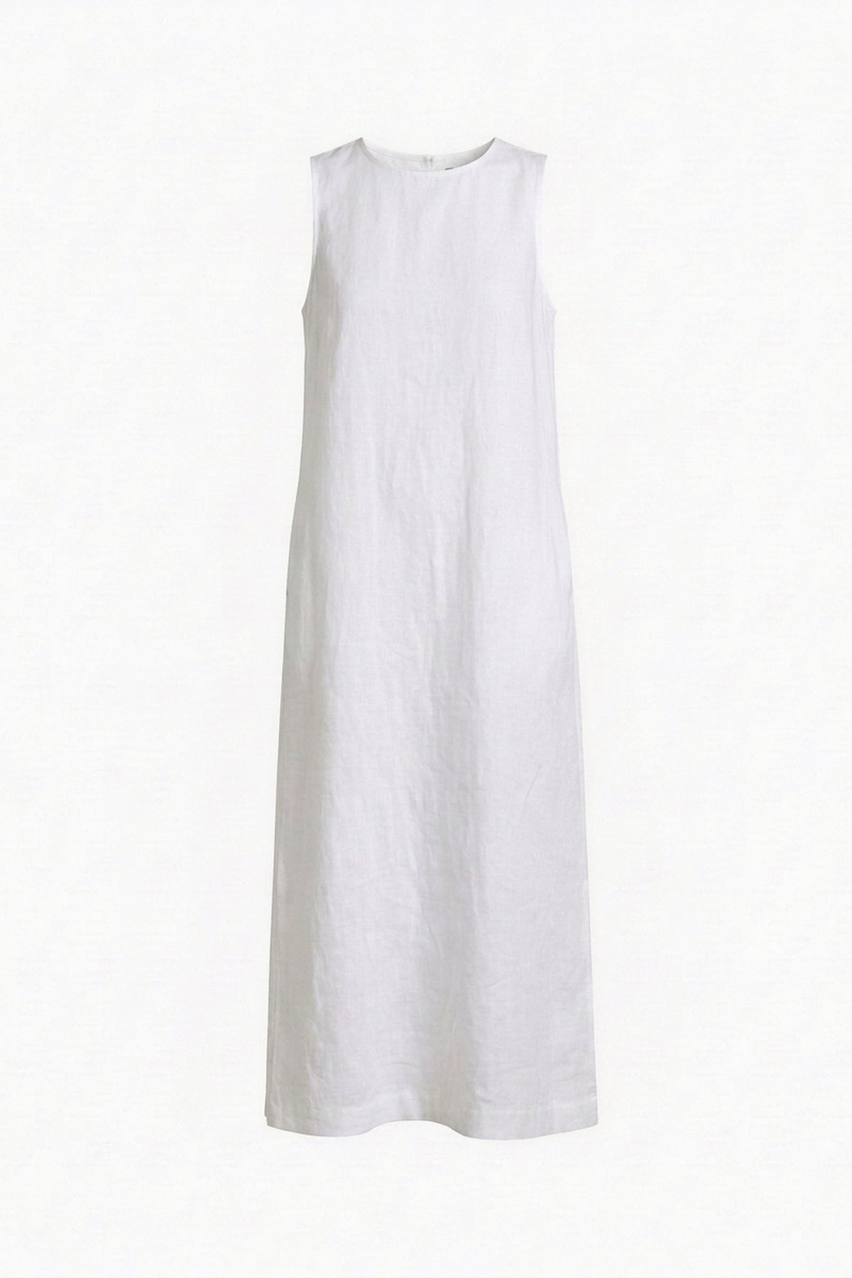 Vestido Alice Midi Linho Puro Branco — Peça